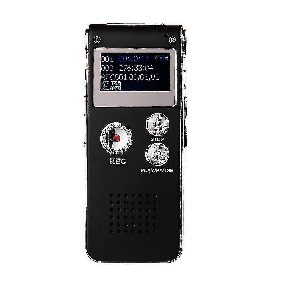 Digital Voice-Activated Recorder, 8GB Memory, 18-Hour Battery Life, Suitable for Lectures and Meetings