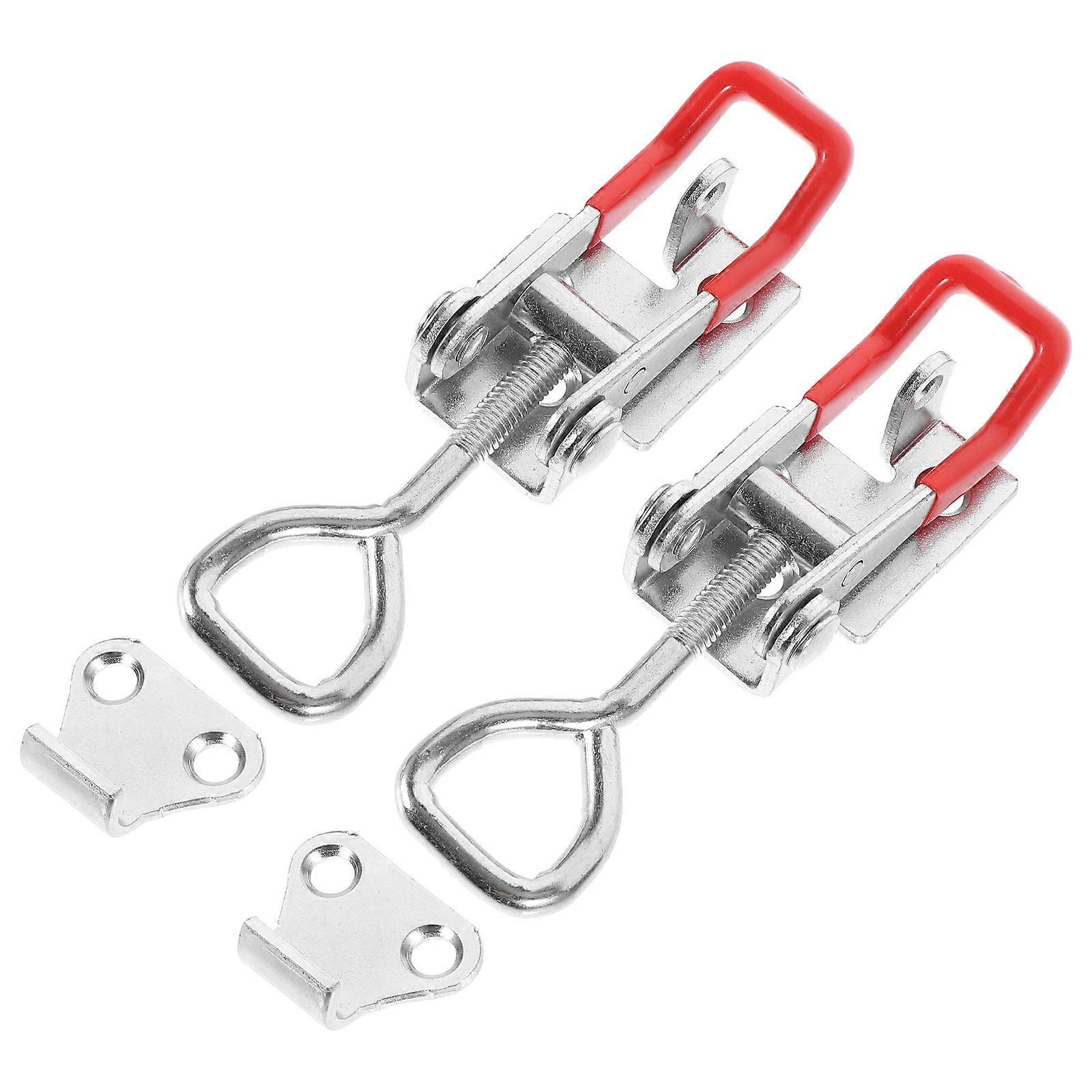 Adjustable Heavy Duty Pull Latch Clamp for Quick Release Boxes, Cabinets & Industrial Equipment   2pcs Set
