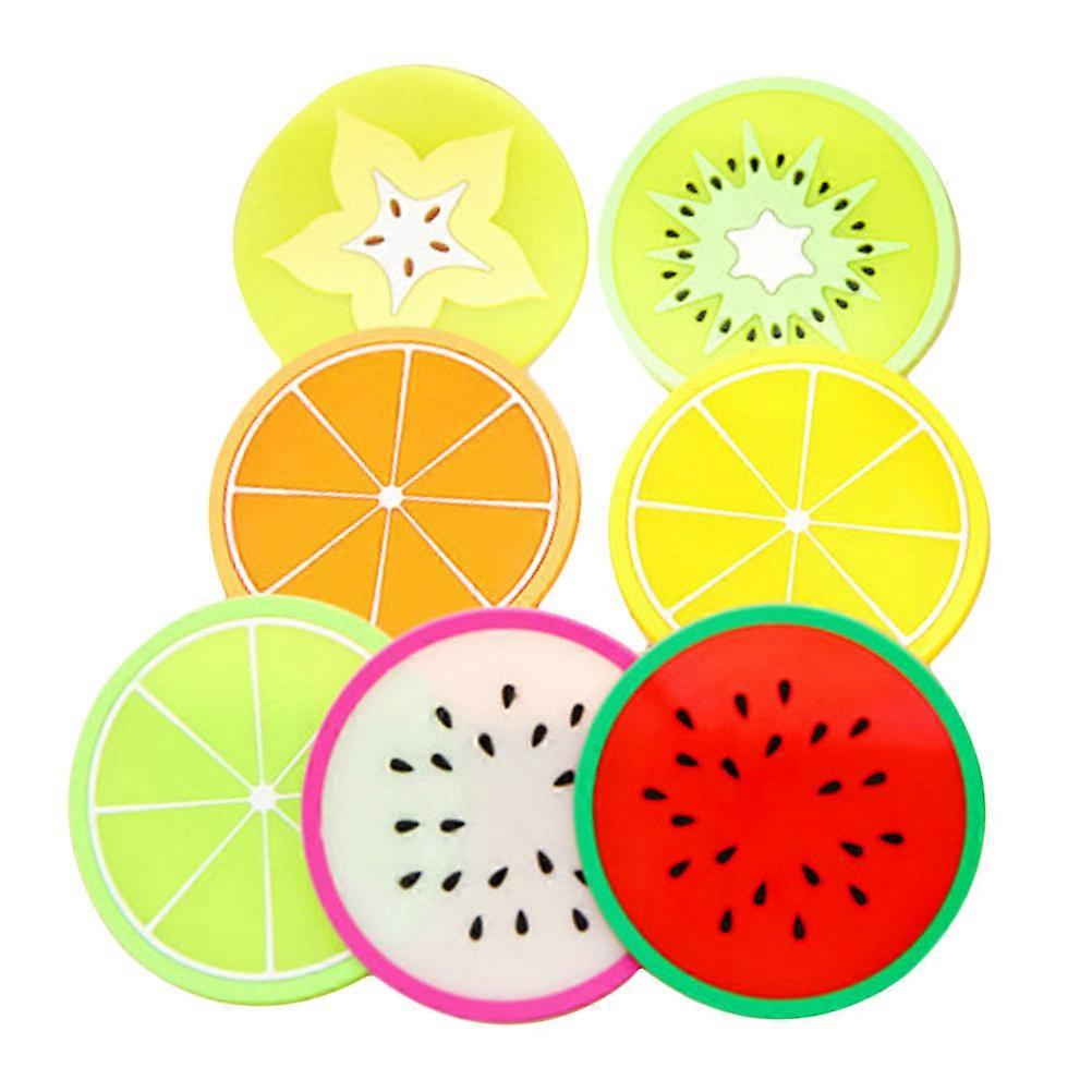 24Pcs Non-slip Silicone Coasters for Kitchen Use Assorted Color Ideal for Home Cafe or Restaurant