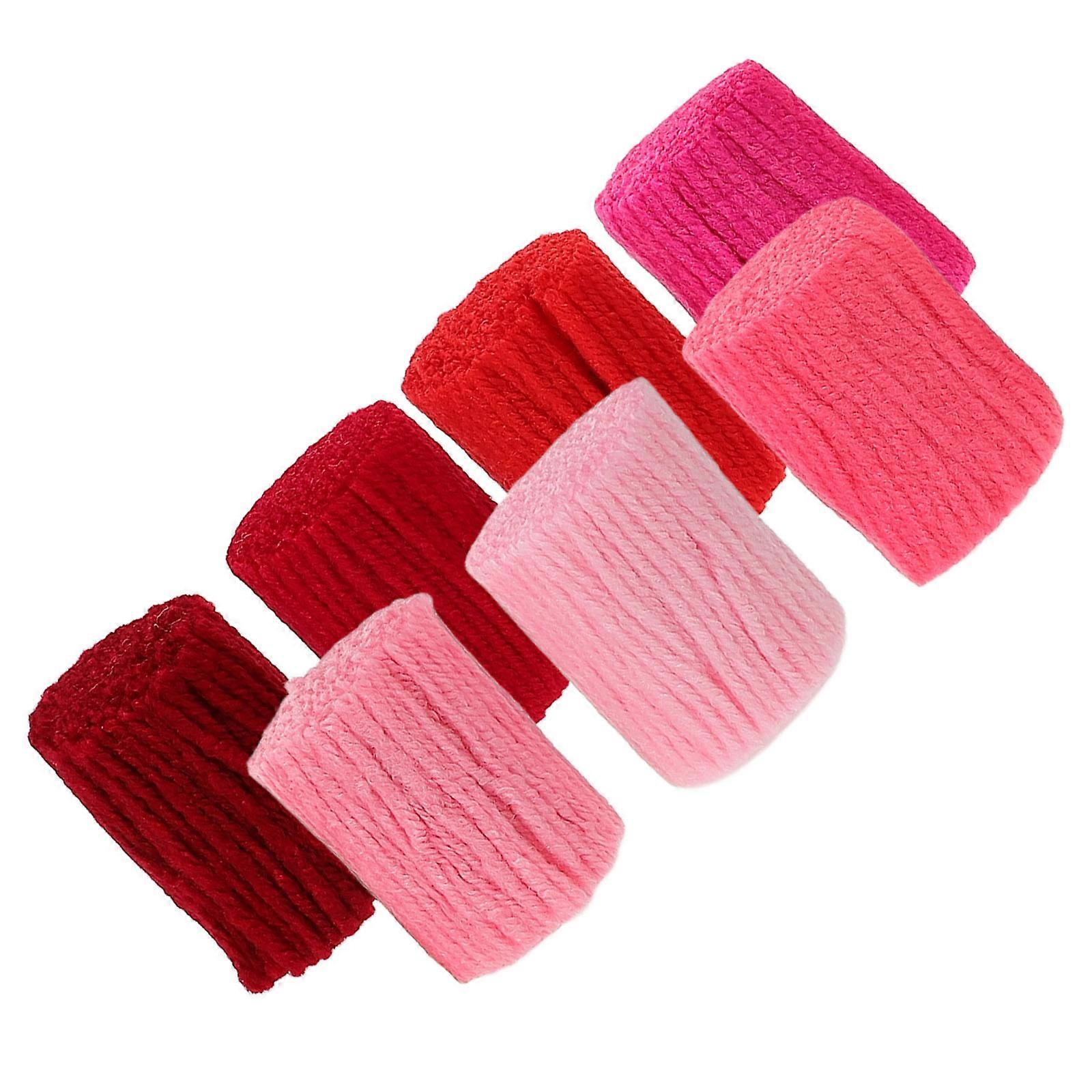7pcs Pre Cut Acrylic Latch Hook Yarn Set for DIY Rugs, Cushions, and Blankets – Soft, Skin Friendly Material for Knitting and Crafting Projects