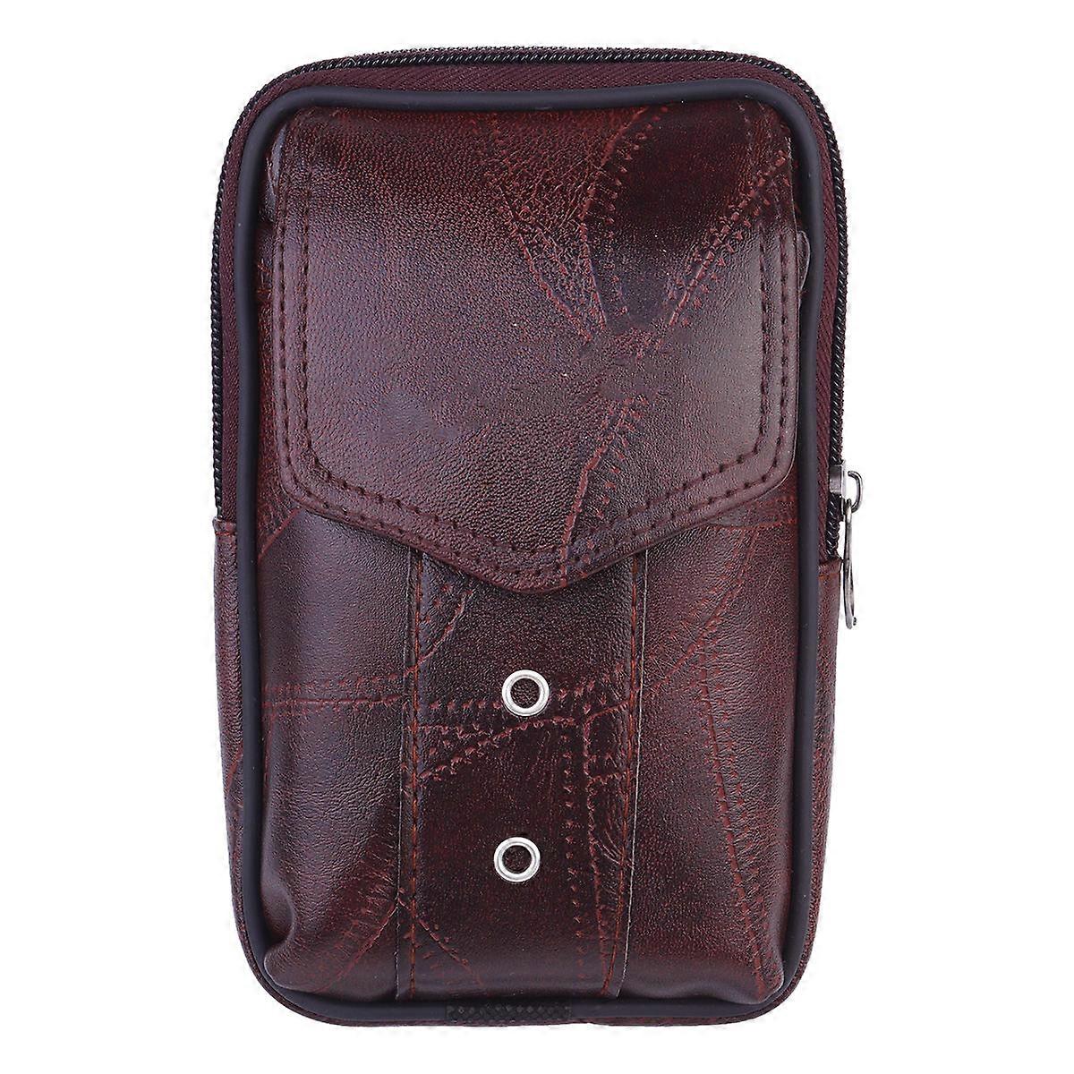 حقيبة هاتف للرجال ، محفظة عمودية مع مشبك حزام ، محفظة عملات معدنية متينة للنقود والبطاقات والهواتف المحمولة ، مثالية للاستخدام اليومي والأنشطة الخارجية