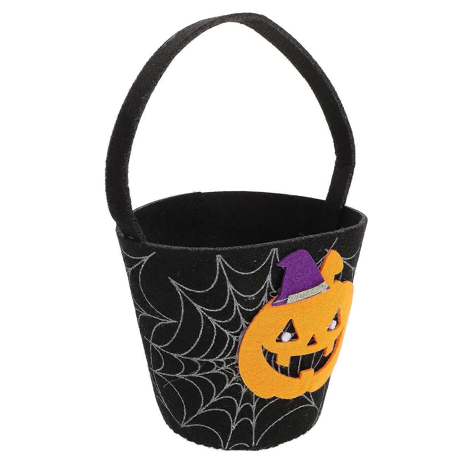 Halloween Party Bag For Storing Candy In Spider Shape And Assorted Color 1Set