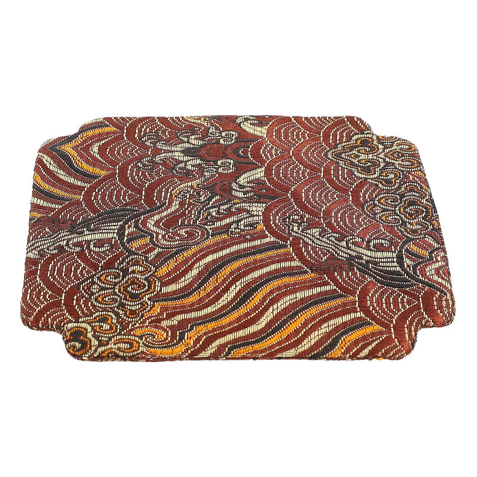 Natural Cup Mat Classic Style Protect Table Restaurant Use 1Pcs