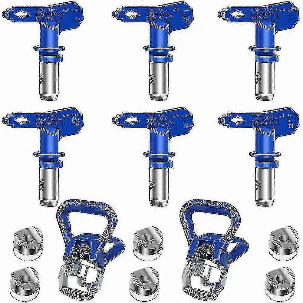 Paint Nozzles Set for Airless Sprayers, Reversible Spray Tips for Efficient Painting Projects