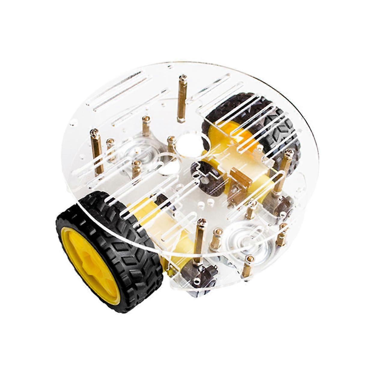 Intelligent RC Car Kit for DIY Obstacle Avoidance, Customizable Smart Car Model, Compatible with Arduino Projects