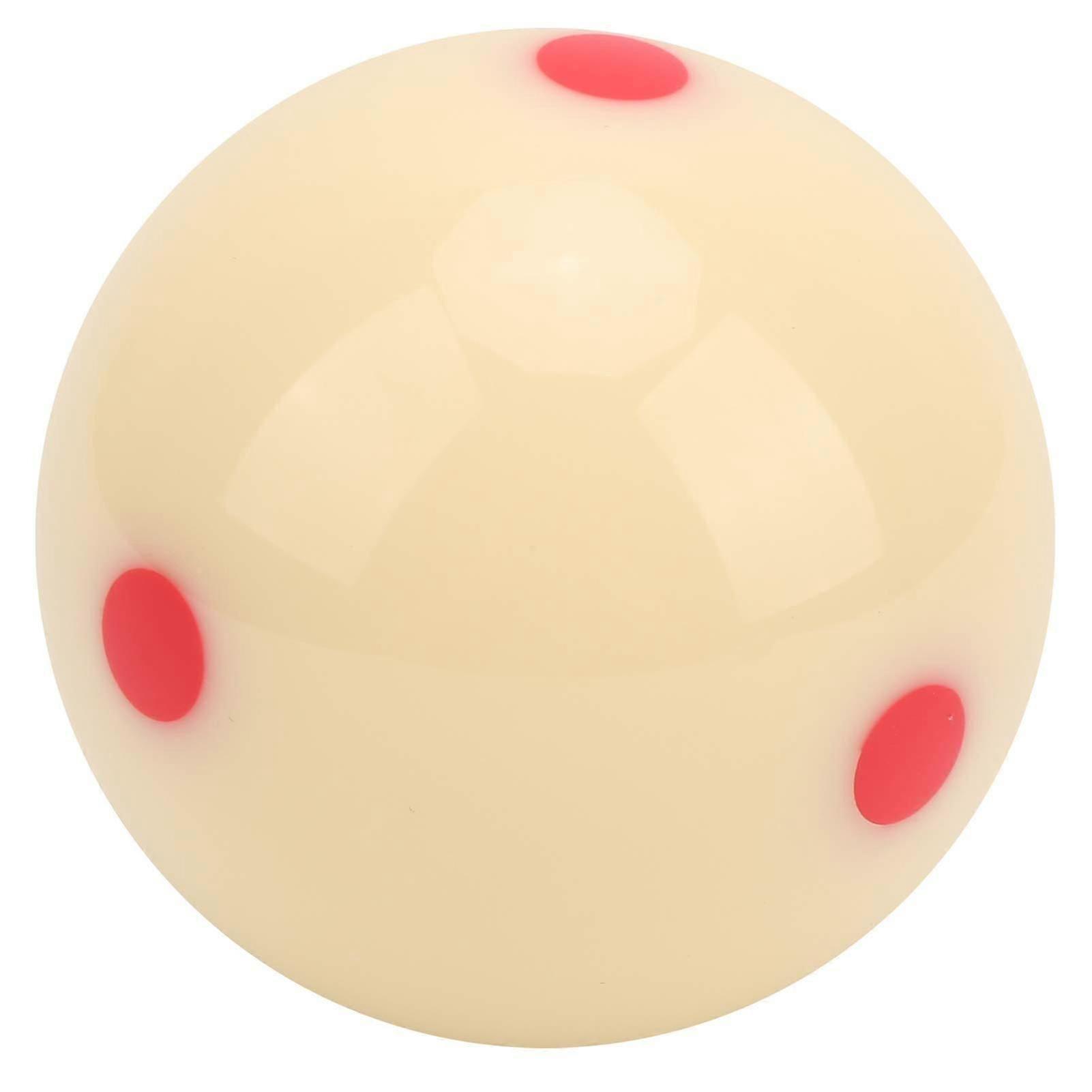 Billiards Cue Ball, Billiard Practice Training Cue Ball, Standard Pool Billiard Cue Ball with 6 Dots, Resin Billiard Snooker Cue Ball