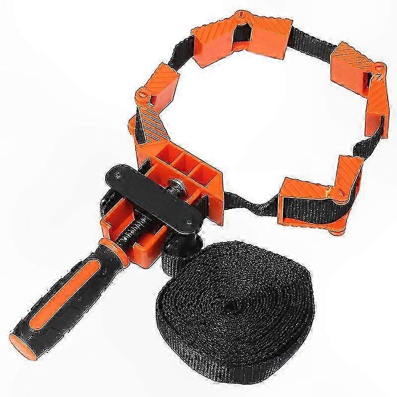 Adjustable Frame Clamp Tool, 4m Nylon Corner Strap for Polygonal Objects
