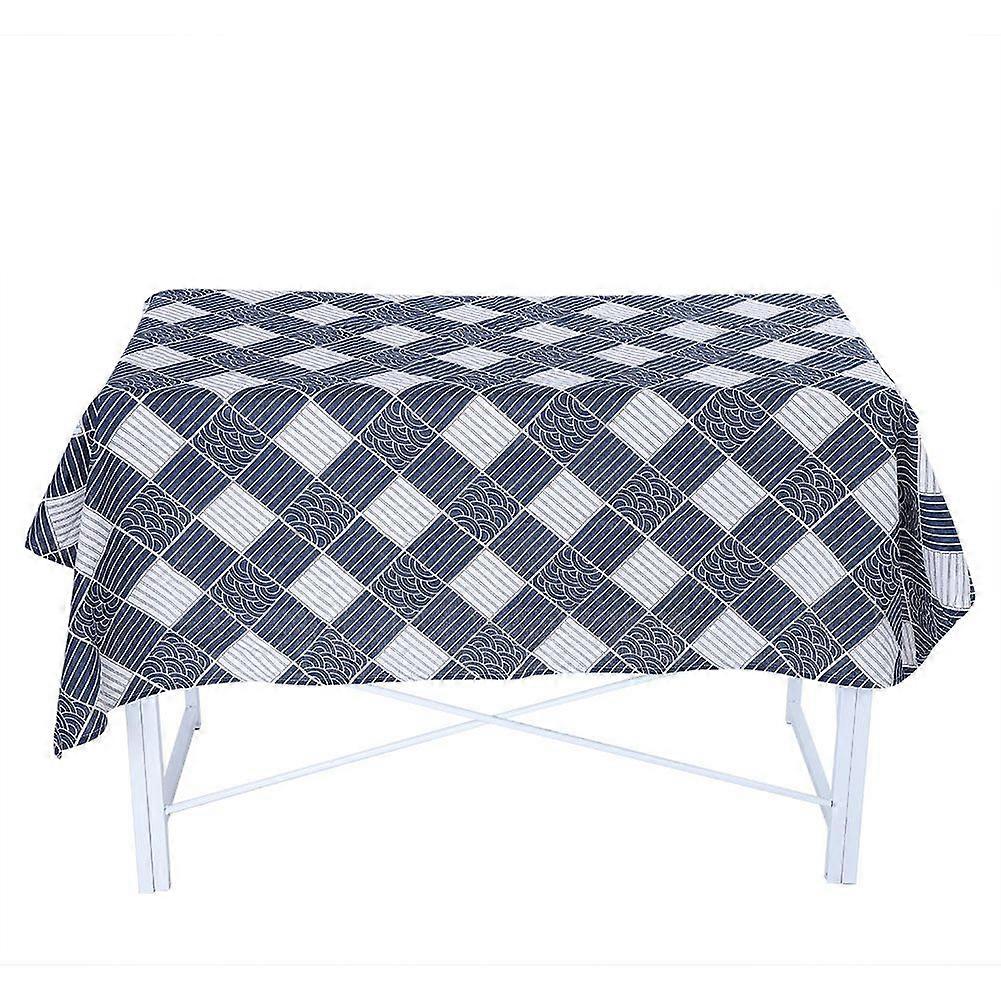 Decorative Cotton Linen Tablecloth for Home Kitchen Dining Table 140x140cm