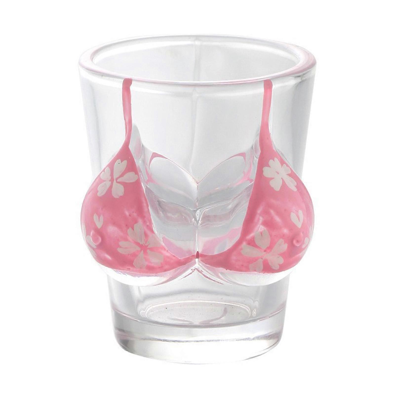 California Pot Leaf Bikini Bust 3D Shot Glass - Novelty Glassware & Collectible