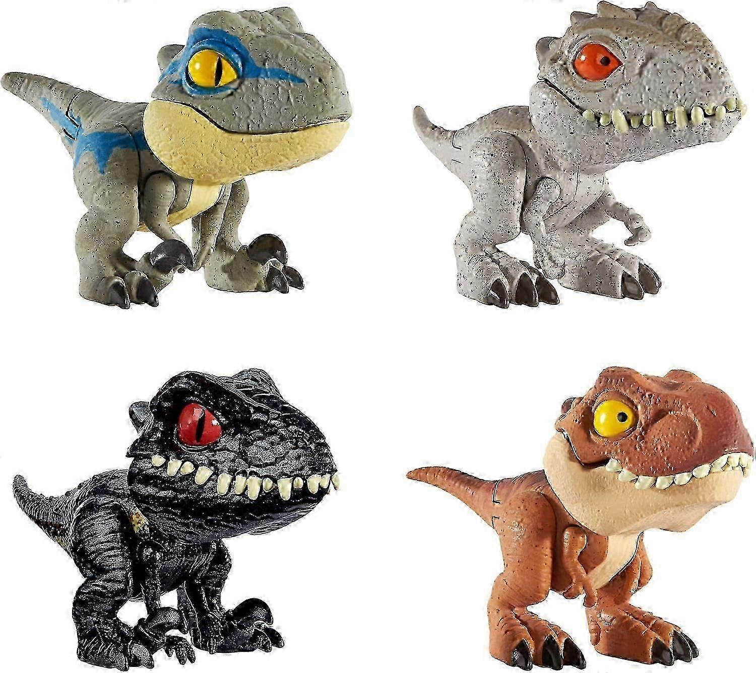 World Dinosaur Snap Squad Collectibles for Display, Play and Snap On Feature for Attaching to Backpacks, Lunch Packs and More [ Exclusive]a