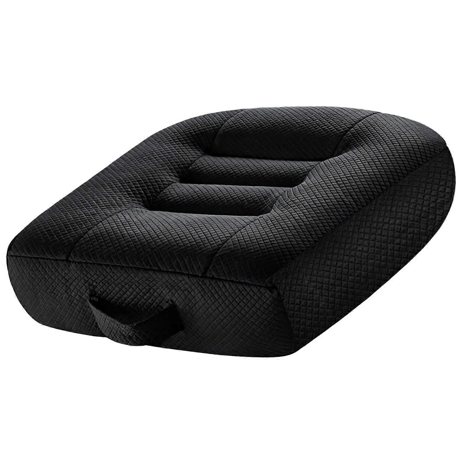 Ergonomic Car Seat Cushion with Memory Foam for Better Visibility and Comfort – NonSlip Chair Pillow for Car, Office, Wheelchair