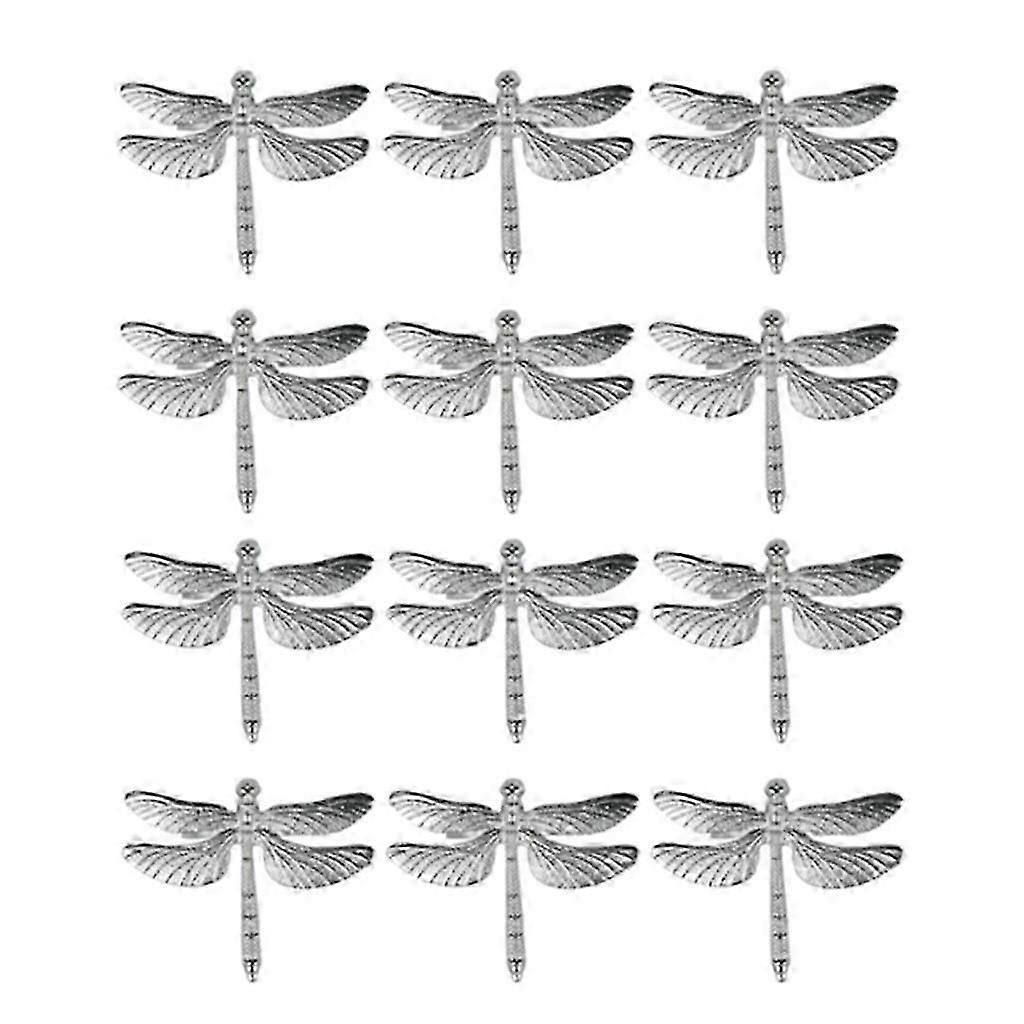 Set of 12 western style napkin buckles for hotel table settings