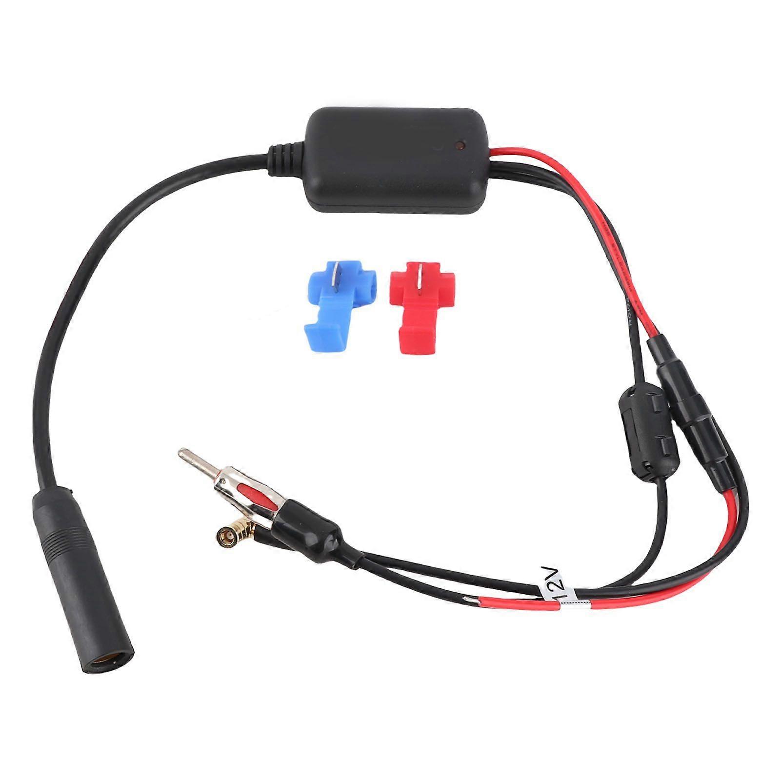 Car DAB+/FM Radio Aerial Antenna Signal Reception Amplifier Boosters SMA Head