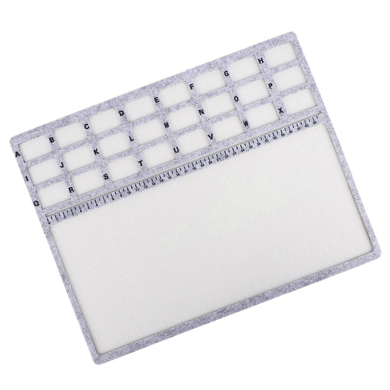 Craft Bead Layout Mat With Measurement Guides Spill Proof Surface Beading Tray Ideal For Intricate Jewelry