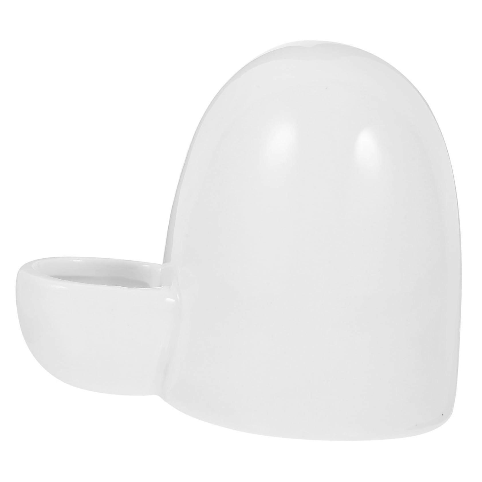 Hedgehog Ceramic Pet Water Feeder Ceramic Water Dispenser For Small Animals Compatible With Rabbits And Guinea Pigs