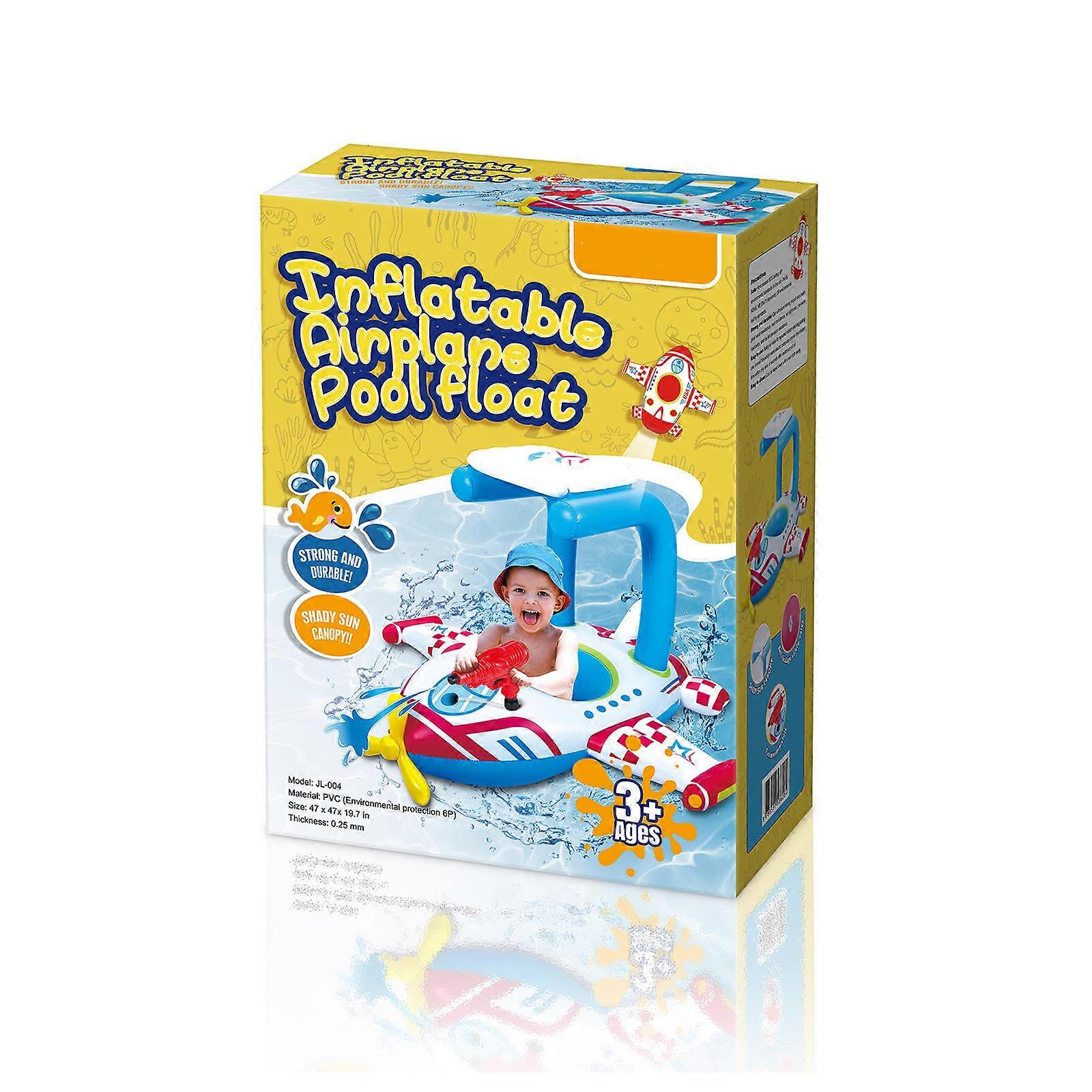 Infant Airplane Float PVC Pool Float for Playing Water