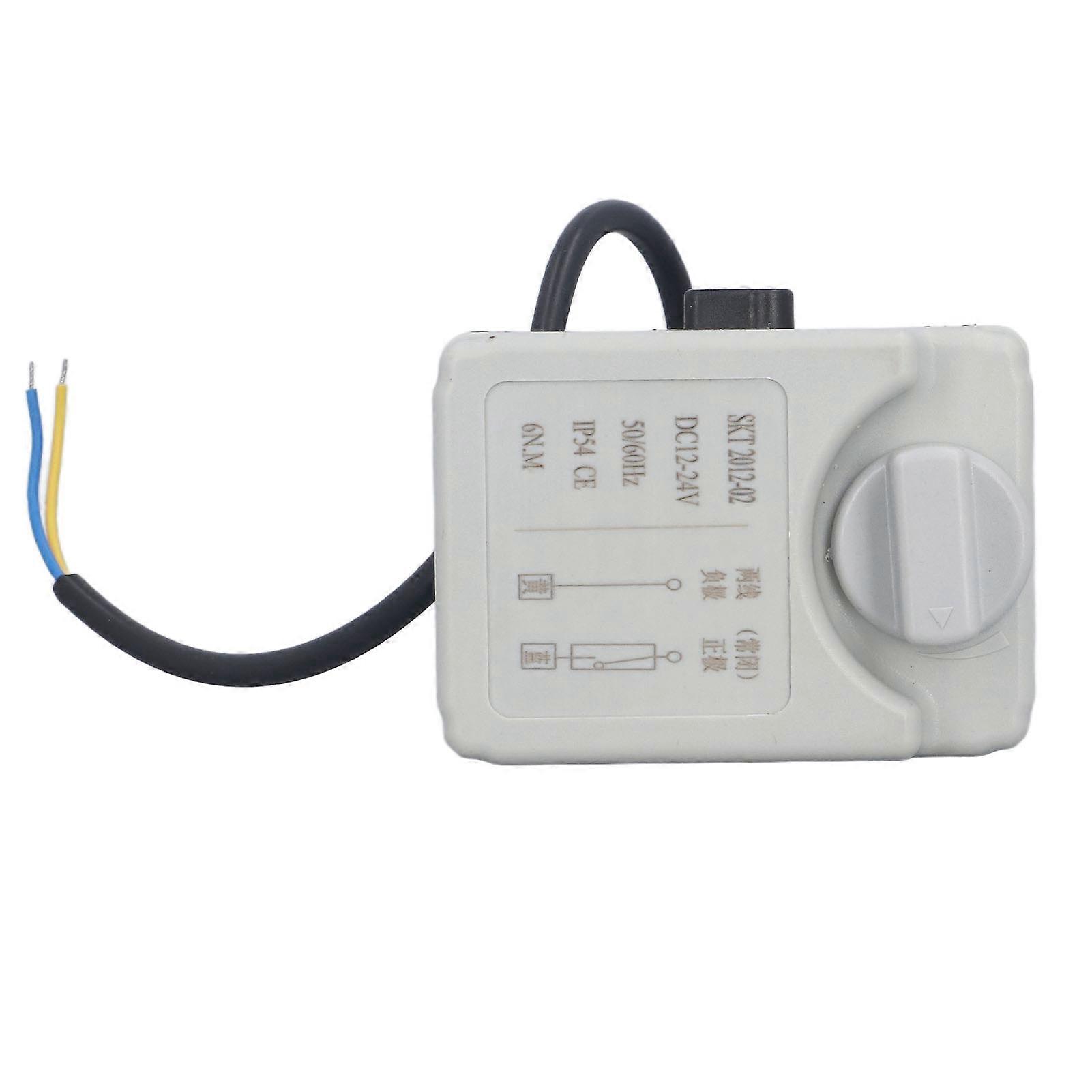 Motorisert DN15 2-veis 2-leder kuleventil DC12-24V messing