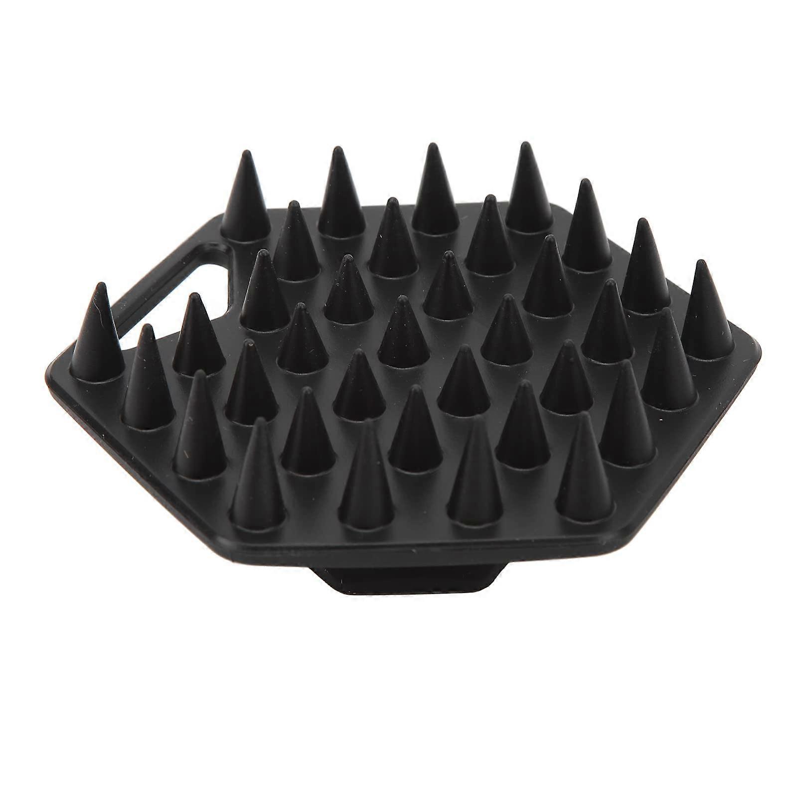 Beard Scrubber Brush Exfoliating Pore Cleaning With Suction Cup Daily Use Black