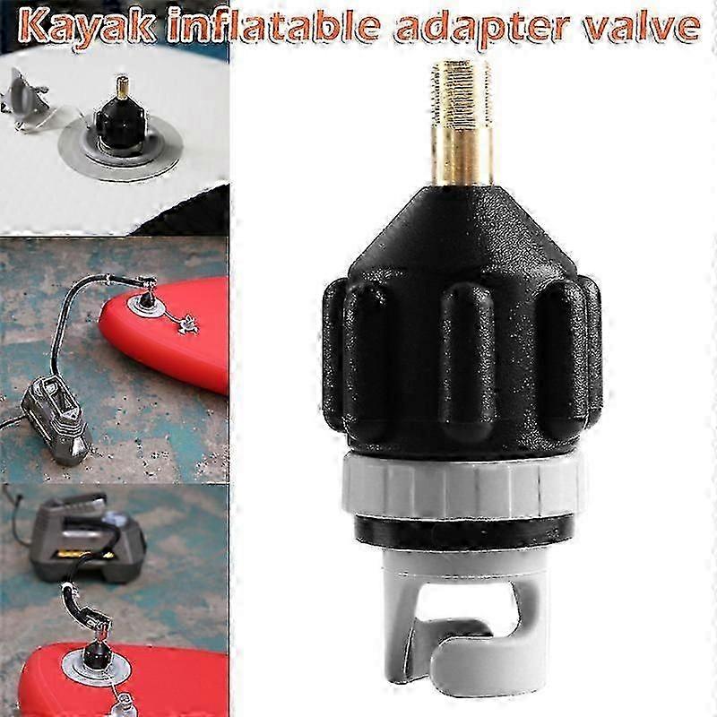 2025 Inflatable Boat SUP Pump Adapter Durable Rubber Boat Inflatable Boat Pump Adaptor for Inflatable Kayak Stand Up Paddle