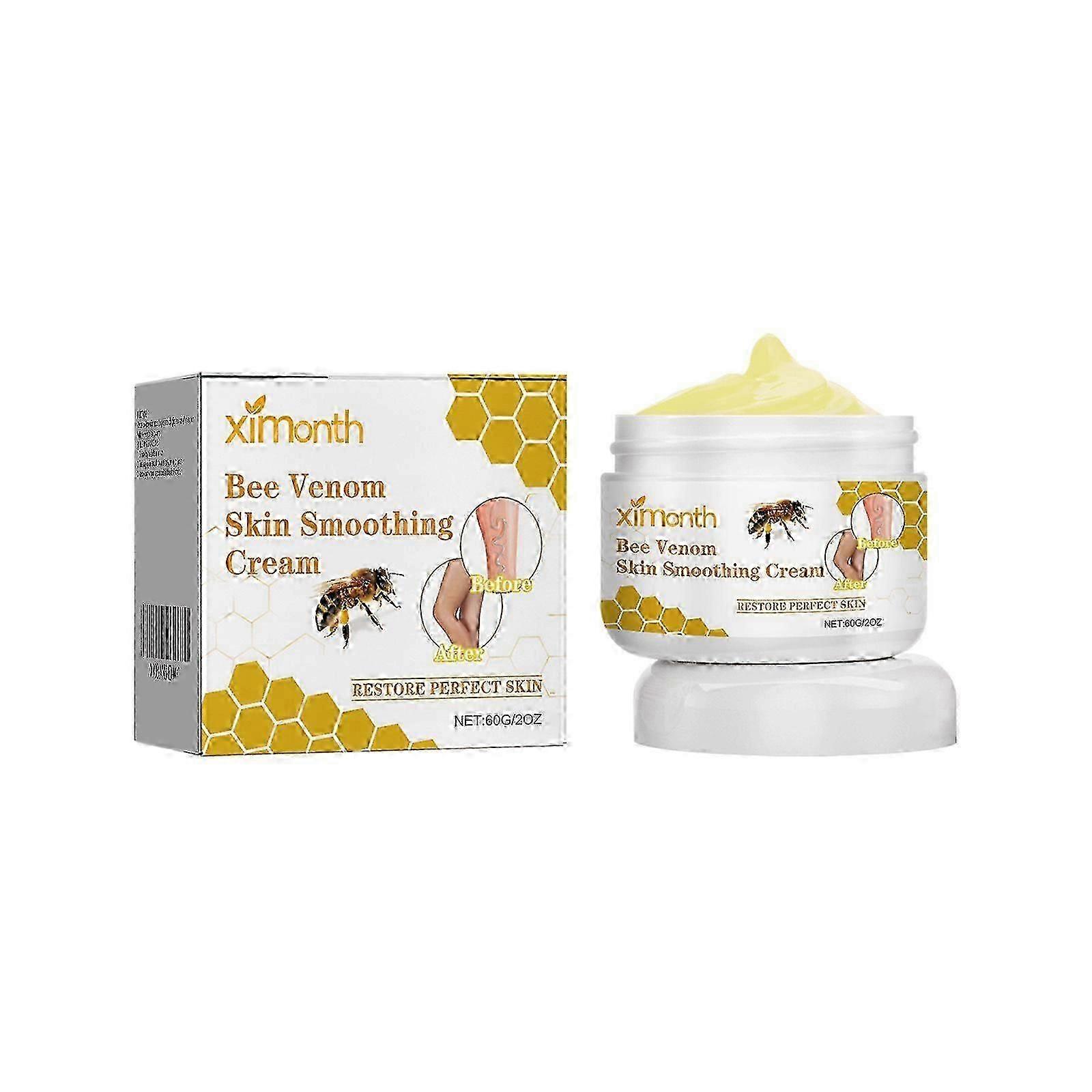 1-3Pcs Bee-Venom Anti-Varicose Soothing Cream, Advanced Vitamin K Cream Reduces Swelling Varicose & Spider Veins