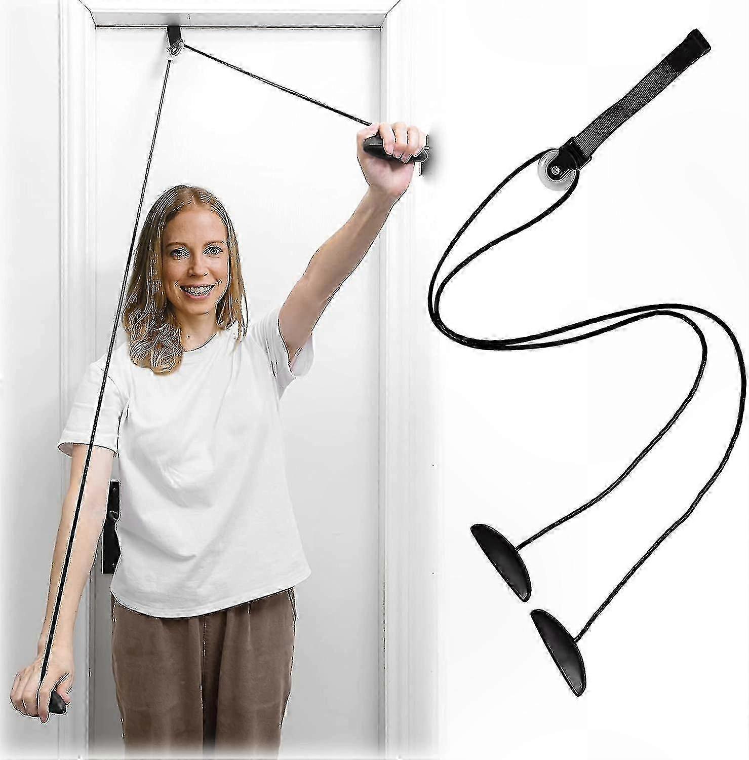 Shoulder Recovery Pulley System for Physical Therapy, Exercise Tool to Reduce Pain and Aid Post-Surgery Healing