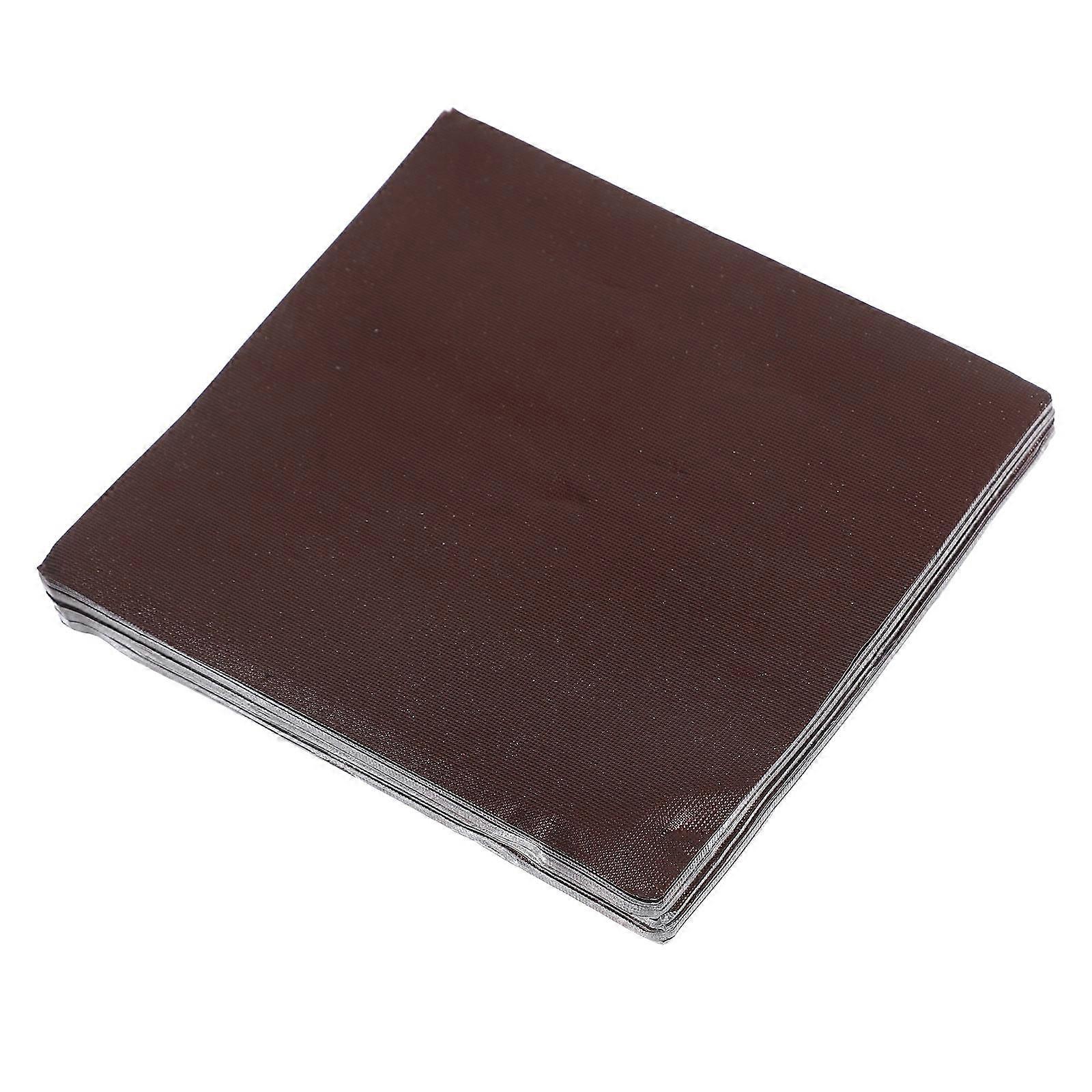 Aluminum Foil Candy Wrappers for Chocolate 900Pcs Coffee Colored Squares