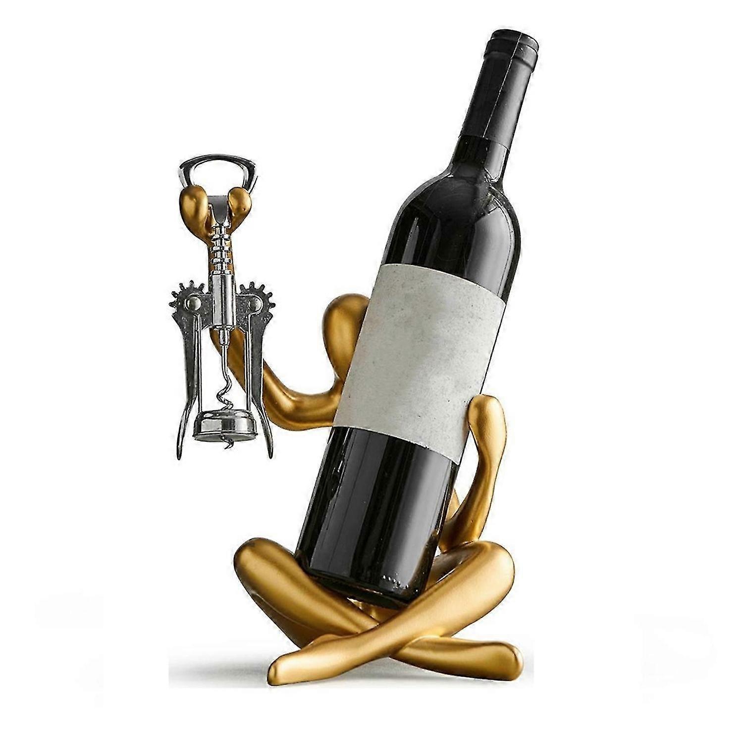 Statue Wine Bottle Rack Suitable for Countertop Wine Bottle Holder Wine Bottle Rack Desktop Decorati