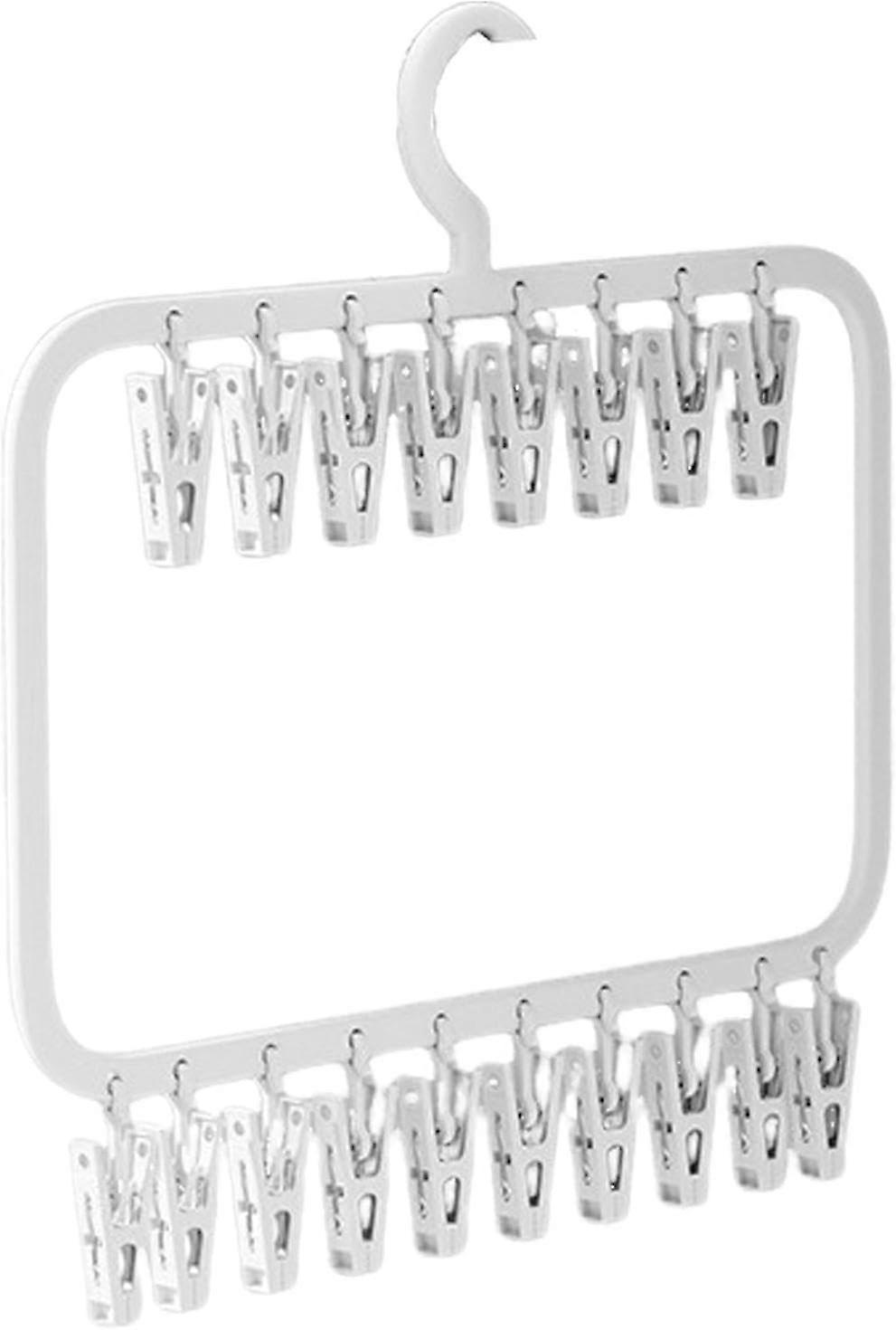 Sock Drying Rack with Clips,Clothes Drying Rack with Clips,Towel Hange