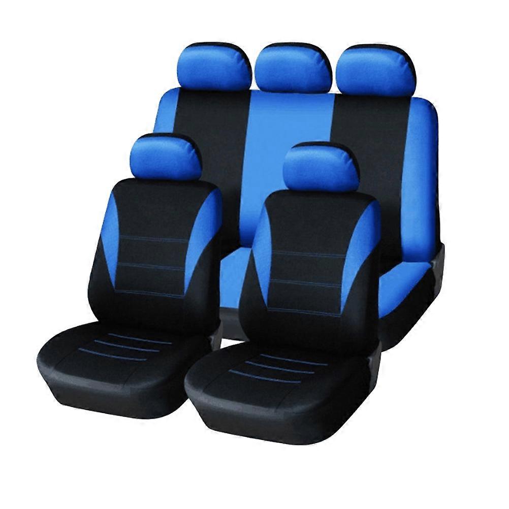Car Seat Cover Universal 9Pcs 5 Seats Set for Protective Use
