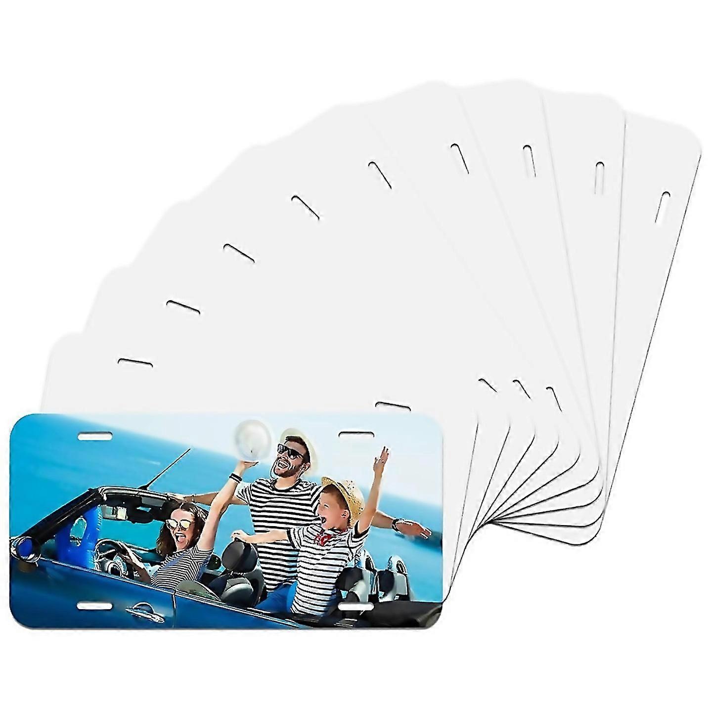 For 10 Pack Sublimation License Plate Blanksthickness 065mm