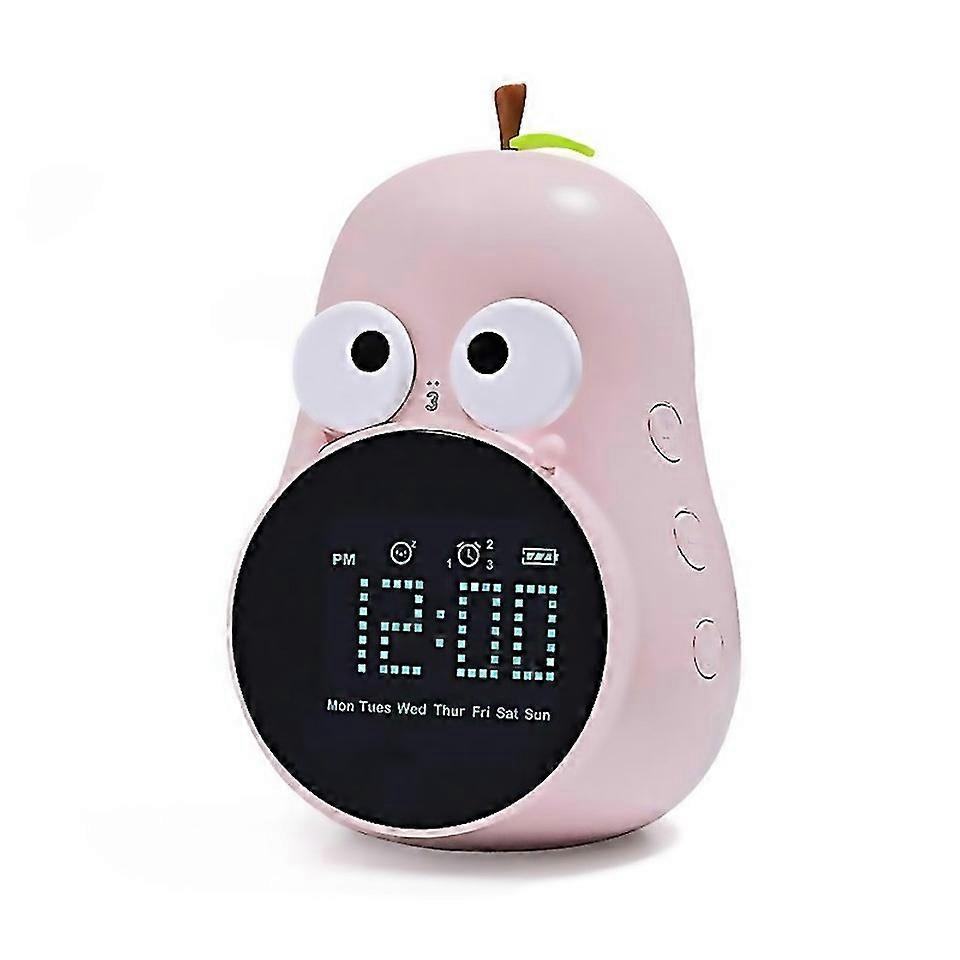 For Alarm Clock For Kids Cute Pear Design Snooze 5 Ringtonespink