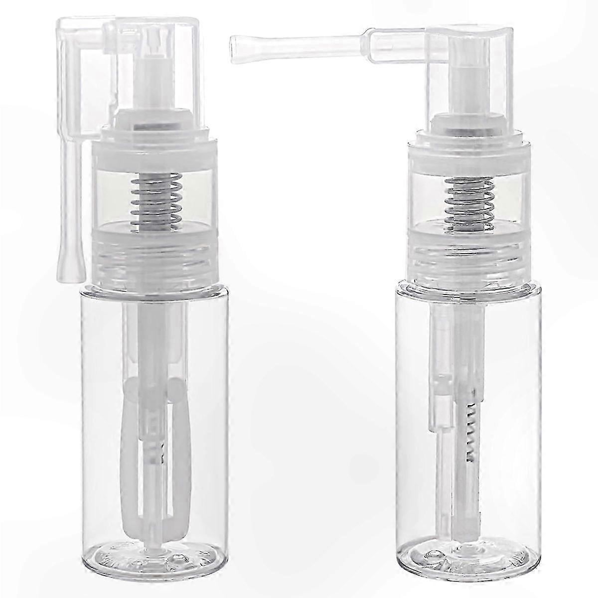 Glitter Spray Bottles, 2-Pack for Crafting and DIY Art Projects with Clear Design