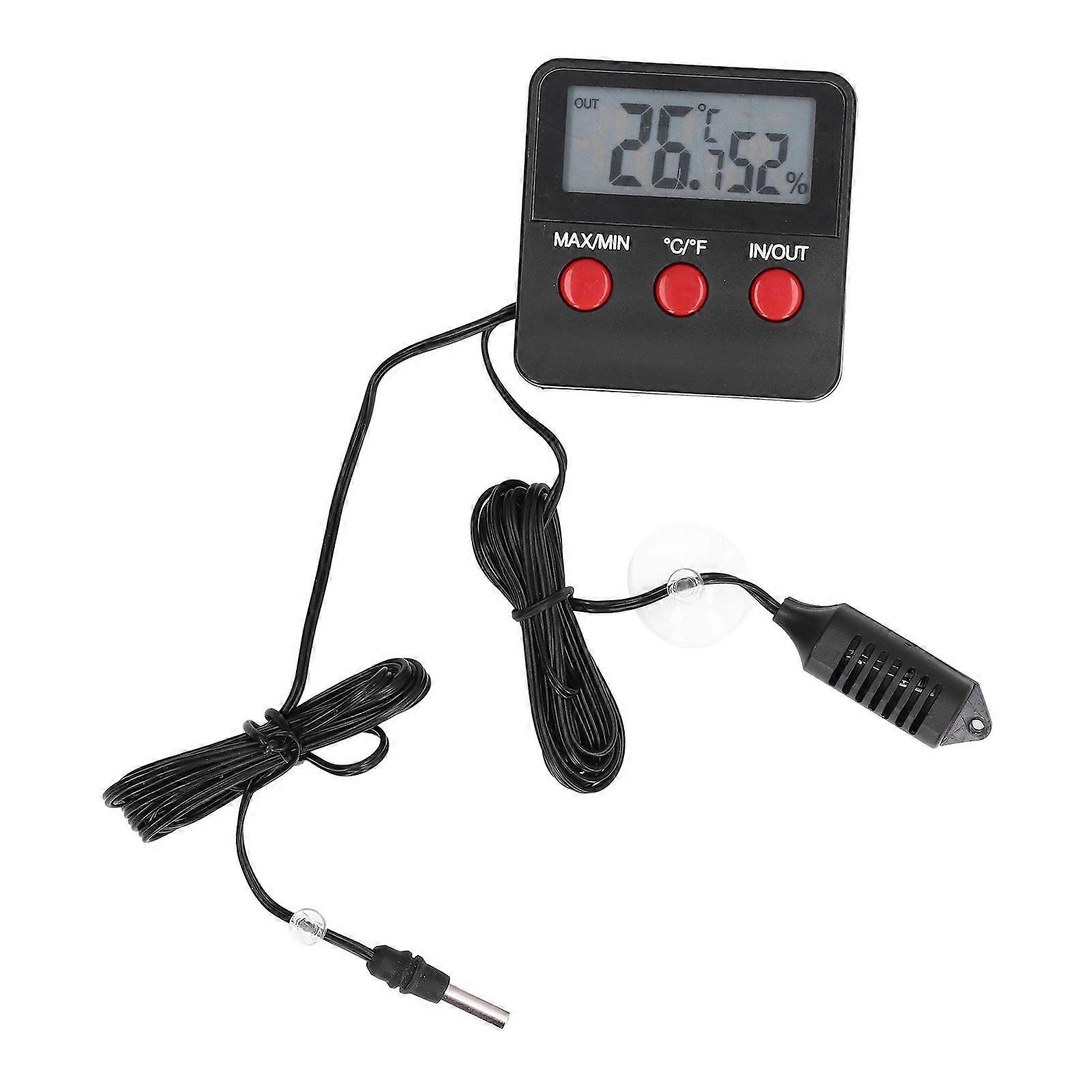 Humidity Temperature Gauge Mini Thermometer Digital Display Temp Sensor Meter Hygrometer DTH74