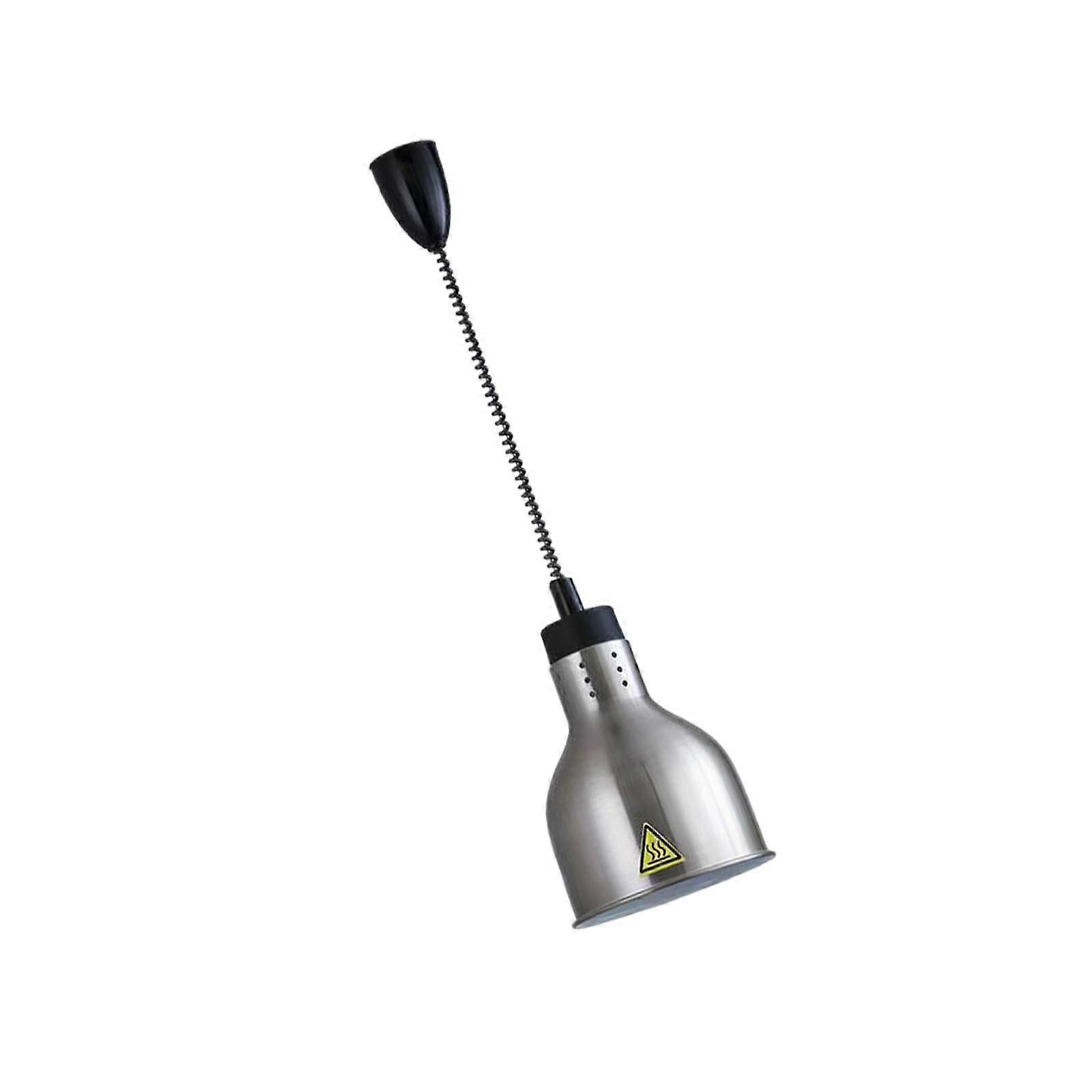 Food Warming Lamp, Hanging Retractable Heat Lamp for Catering, 1500W, Adjustable Height, Durable Material