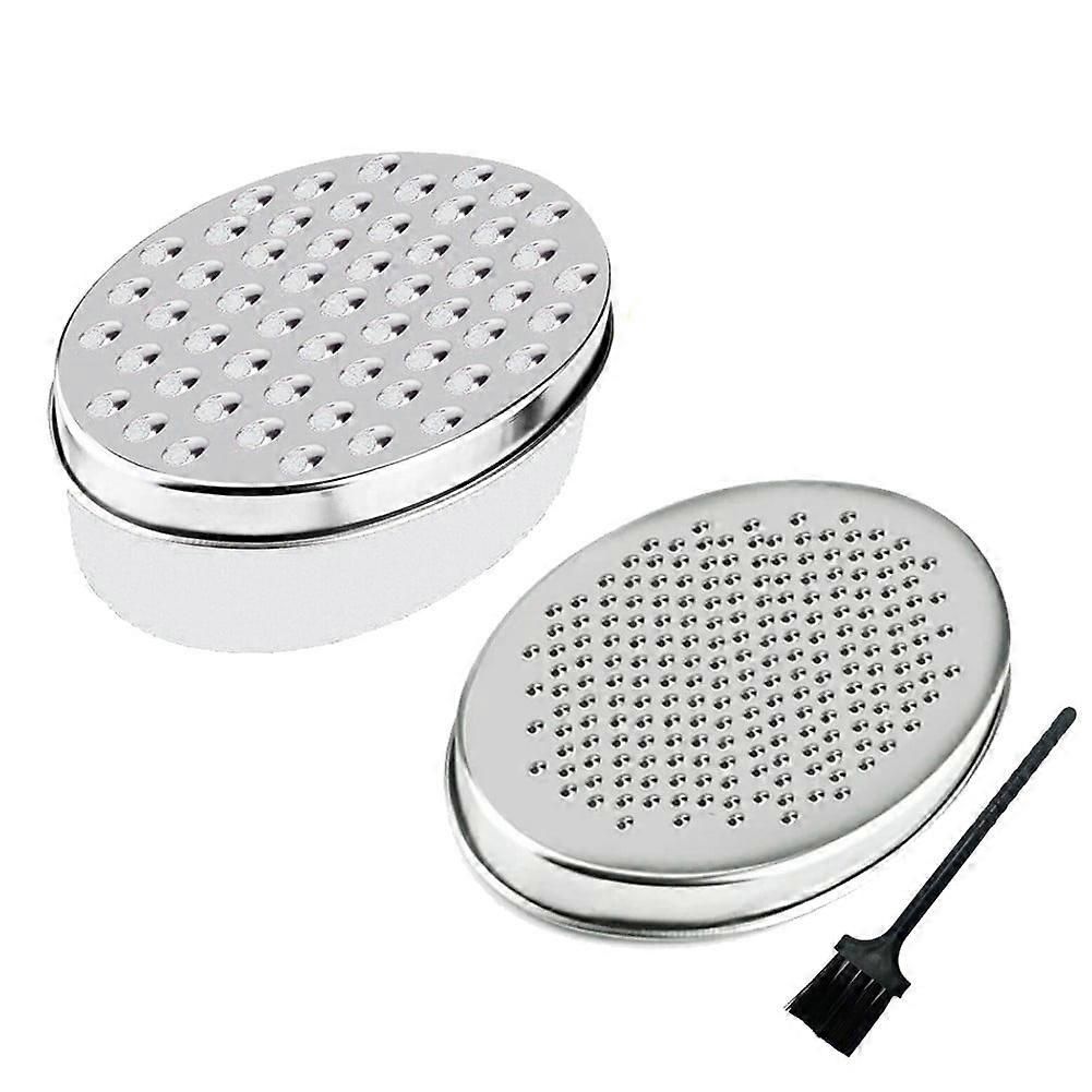 Cheese Grater with Container for Kitchen with 2 Sizes Lid - Perfect for Butter