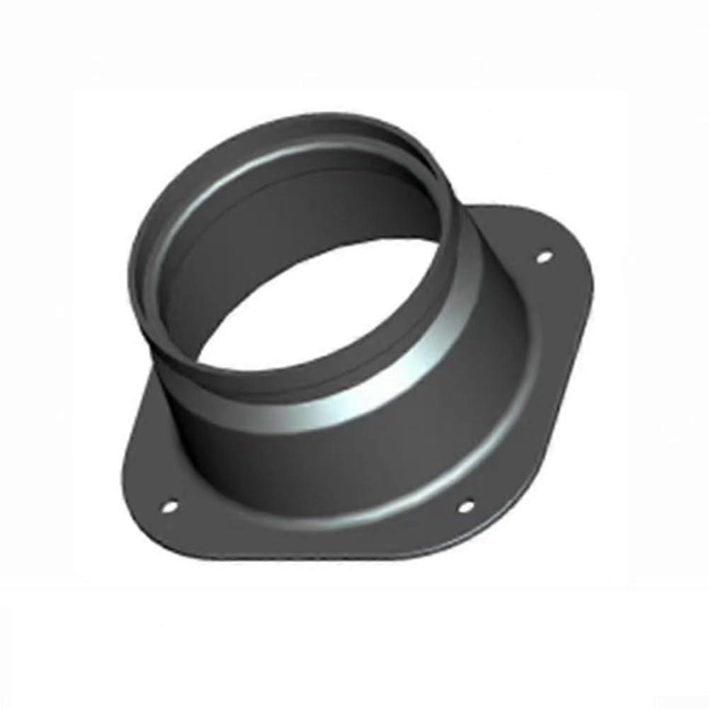 Square to Round Plastic Flange Connector For Ventilation Ducts 150mm Wall Mounted Indoor System Airflow Performance