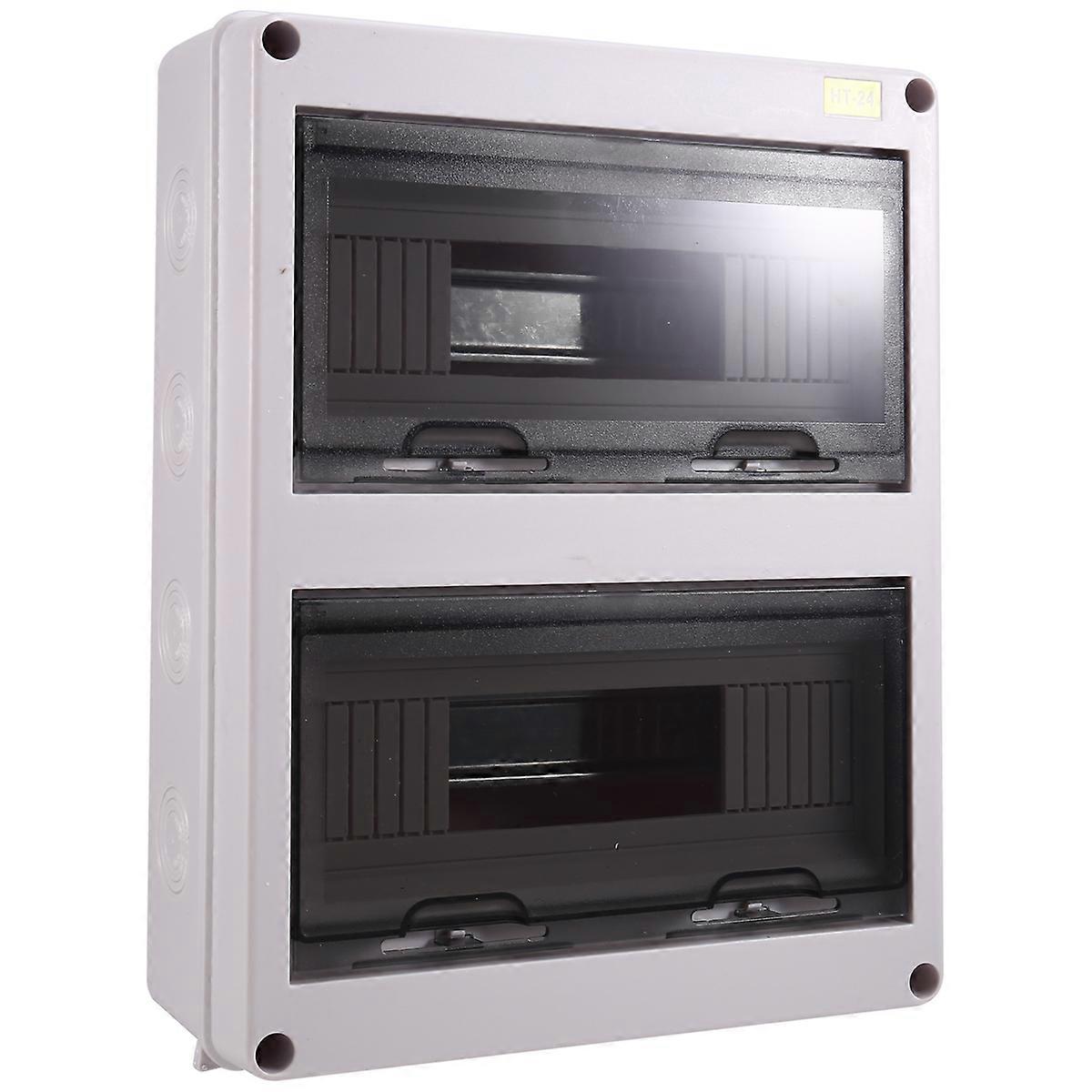 HT Series Junction Box 24WAY PC IP65 Waterproof Distribution Box Outdoor Plastic Electrical HT-24Way for Circuit Breaker