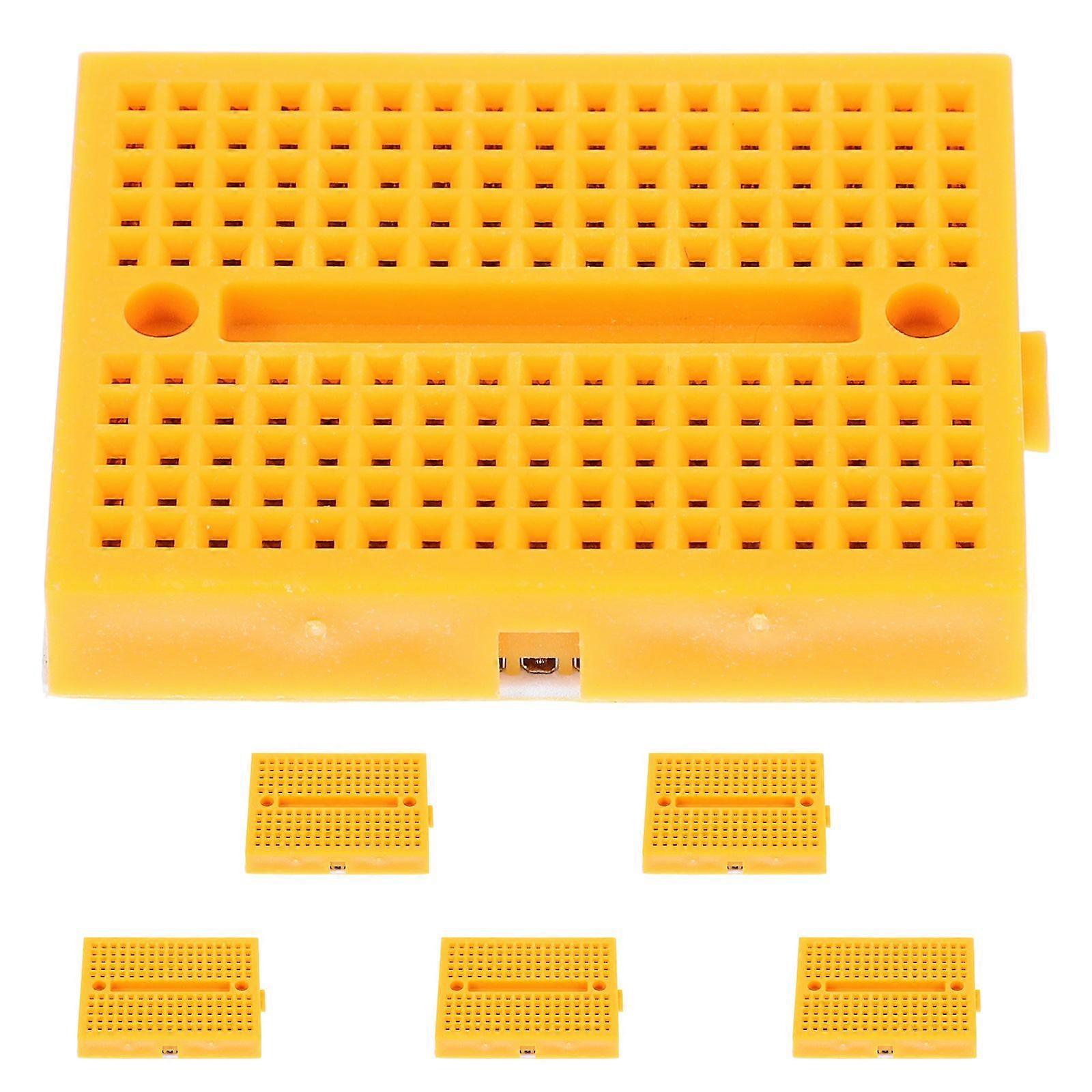 6pcs Bread Board Small Breadboard Circuit Experiment Breadboards Solderless Breadboards