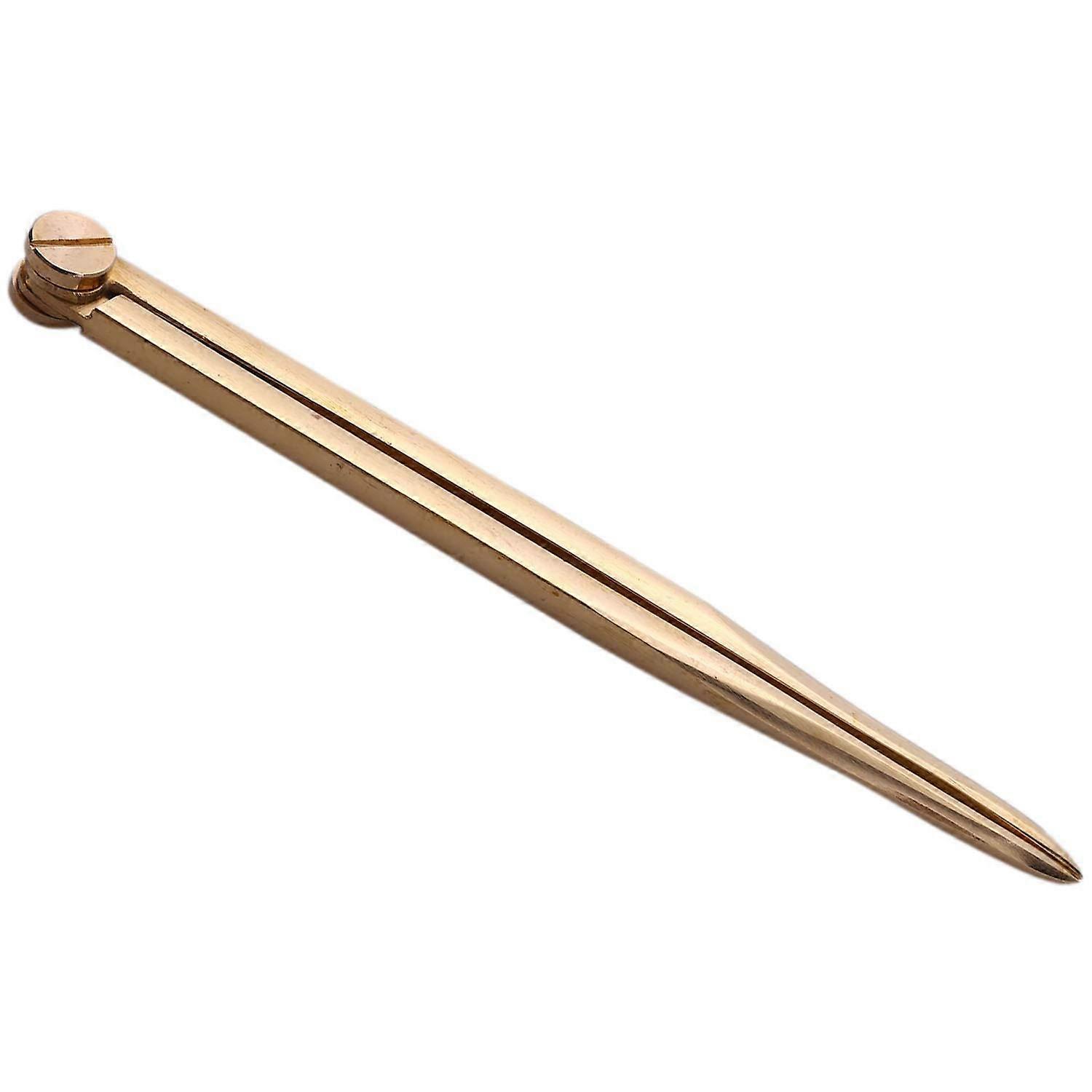 168 mm Nautical Chart Straight Divider Solid Brass, RustResistant Drafting Tool For Architects And Navigation