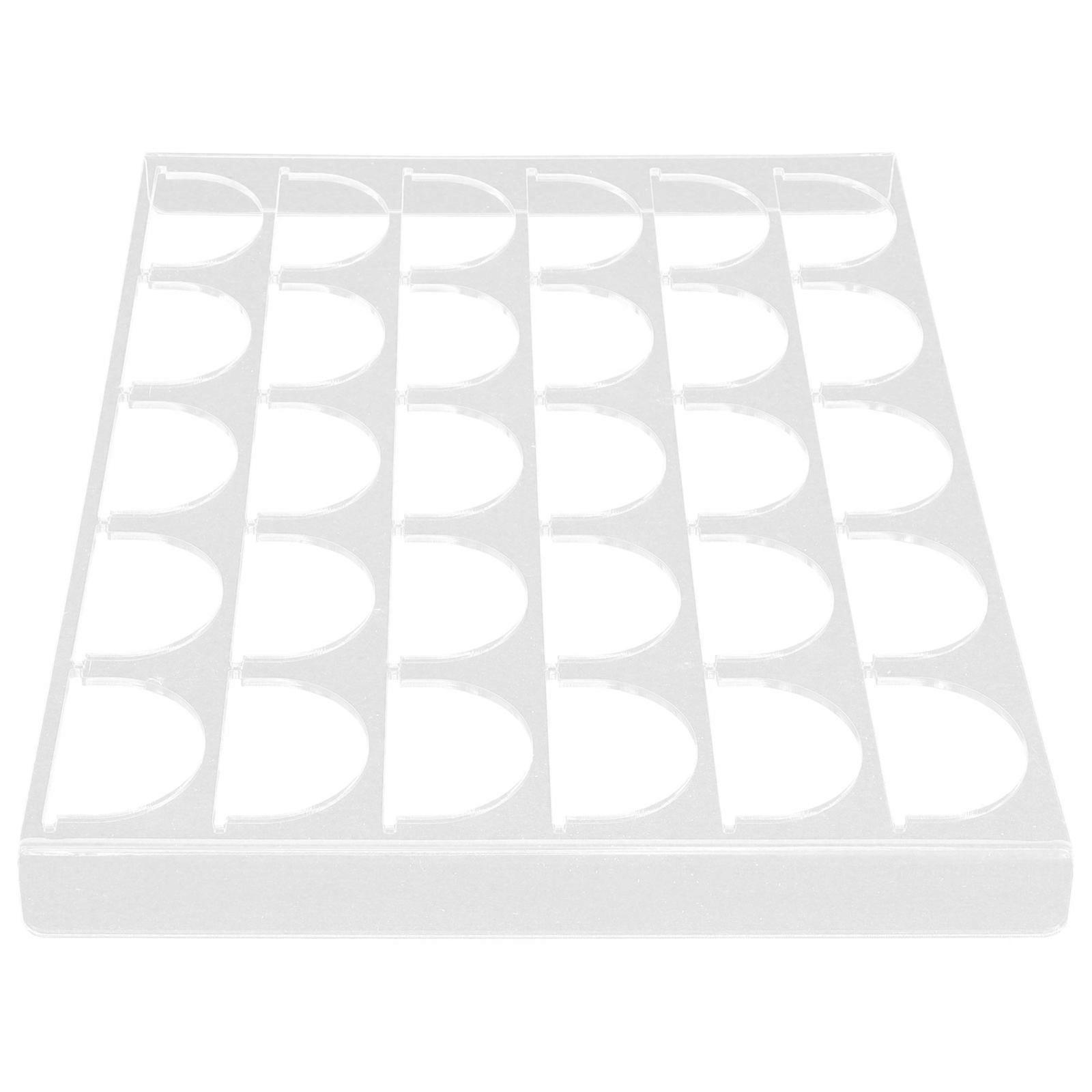 5Pcs Transparent Coffee Capsule Stand Storage Rack For Household Users Convenient Storage Solution For Kitchen