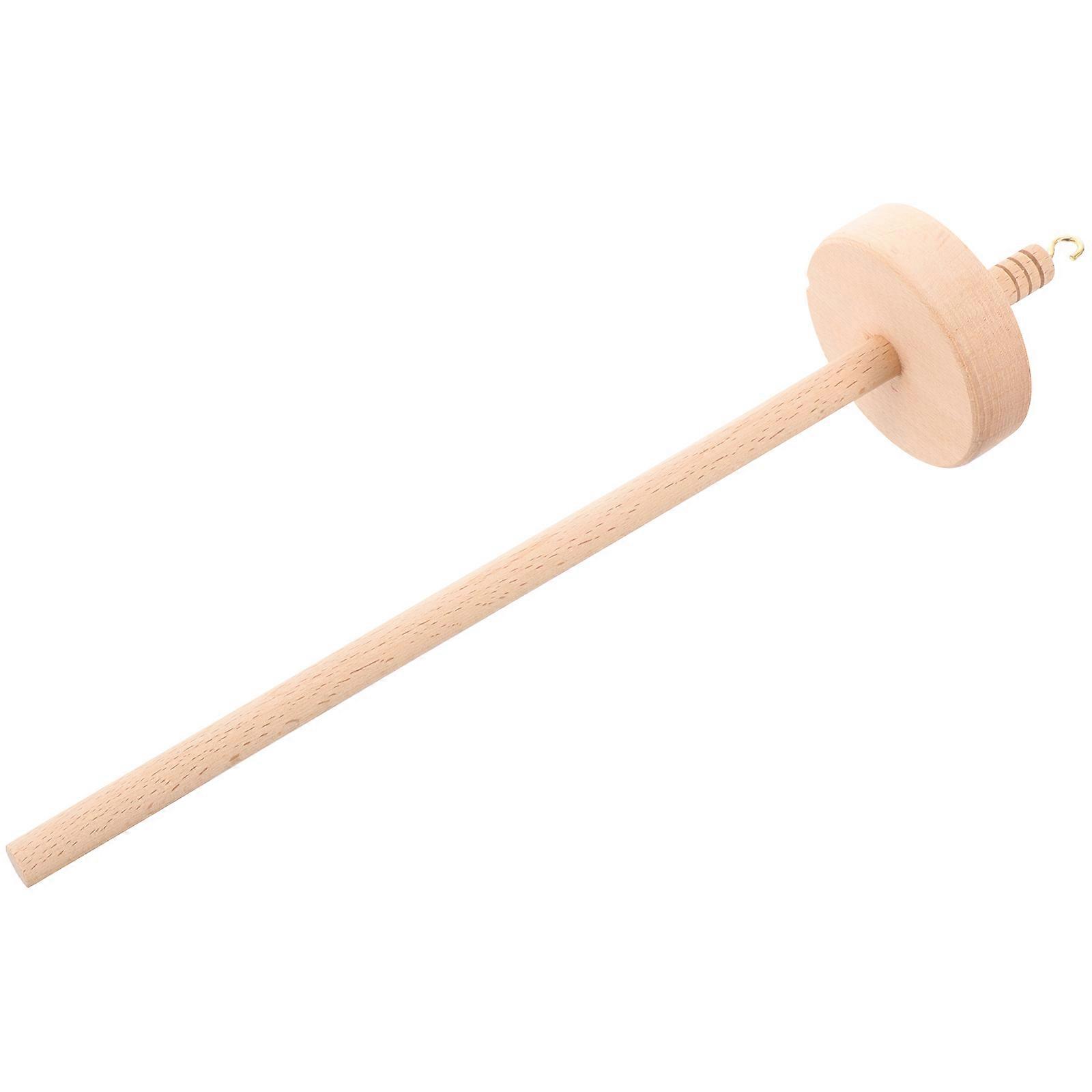 Wood Thread Holder Knitting Tool for Beginners and Advanced Users Khaki Wooden Design to Organize Threads 1Set