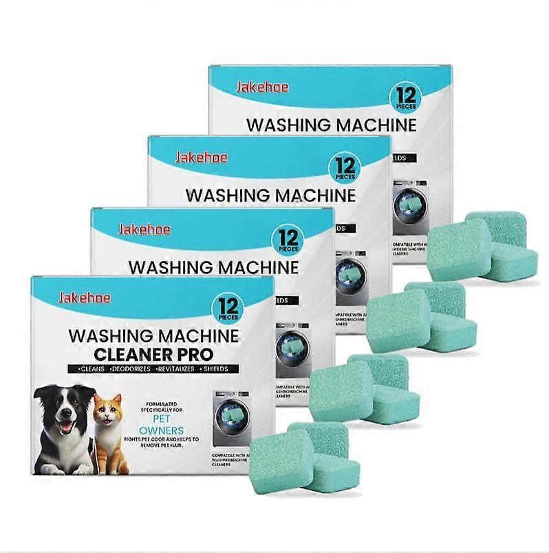 1 à 5 pastilles nettoyantes en profondeur pour machine à laver - Élimination des odeurs et détartrage, lot de 12