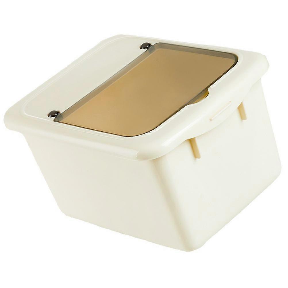 Multi-functional Cereal Storage Bucket Grain Container With Airtight Lid For Kitchen Use 1Pack