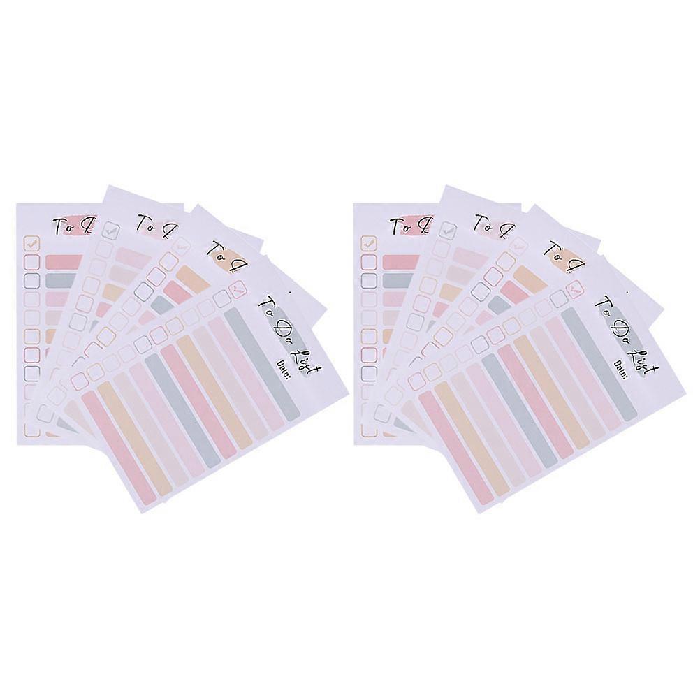 Memo Pads Portable to Do List Pad for Decor 4Pcs 8 Books