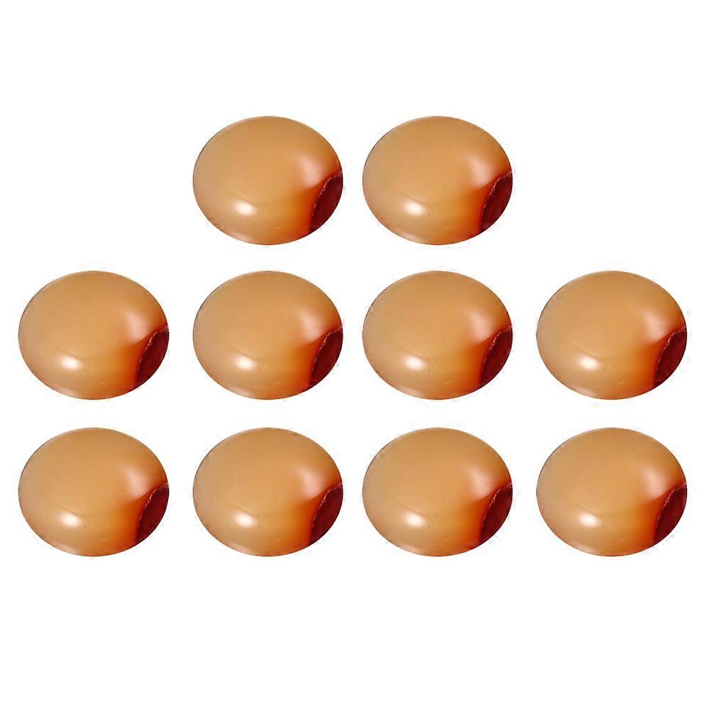 DIY Time Stone Supplies for Jewelry Making 40Pcs Red Round Patch