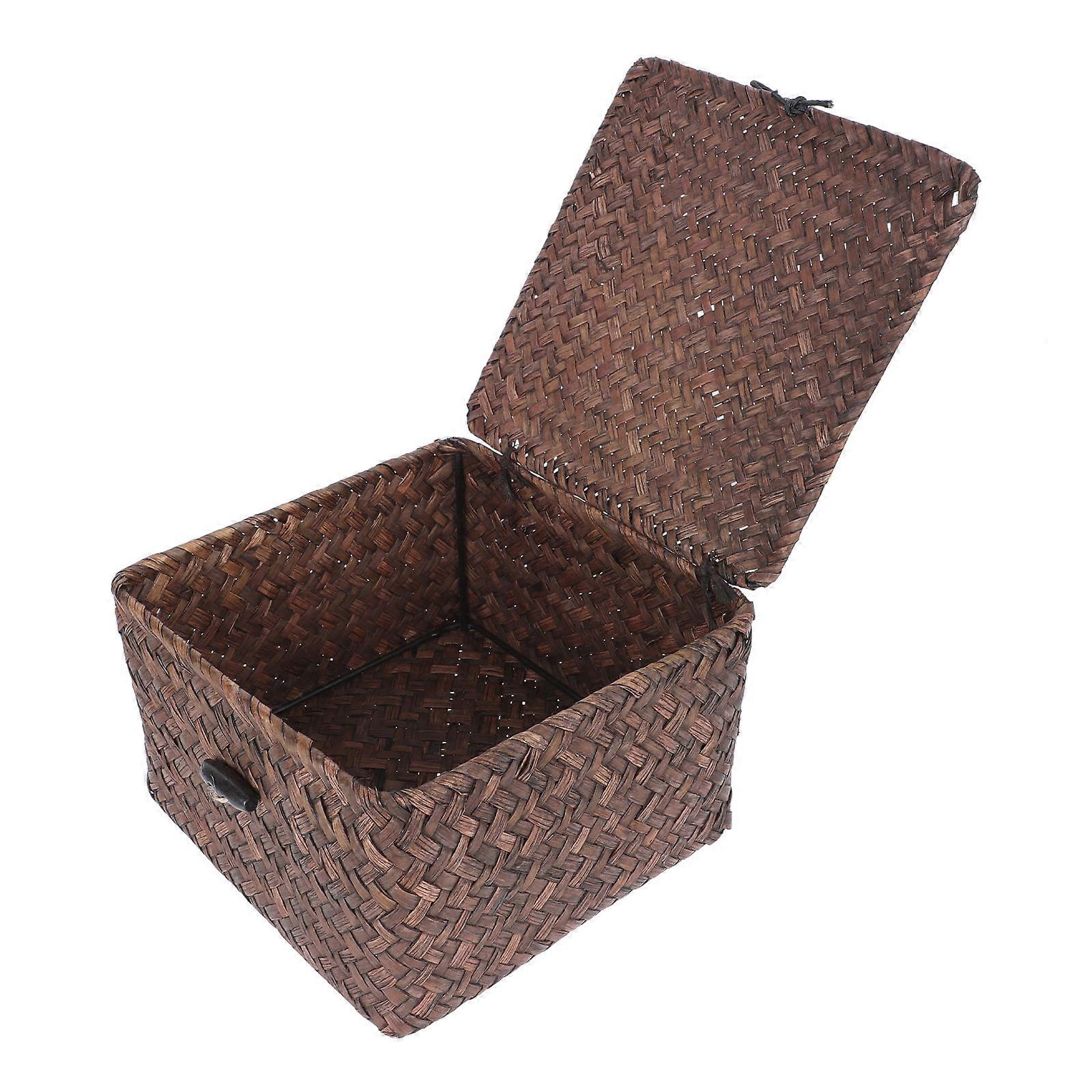 Multi-Function Storage Basket for Home Storage 3Pcs Sea Grass Woven
