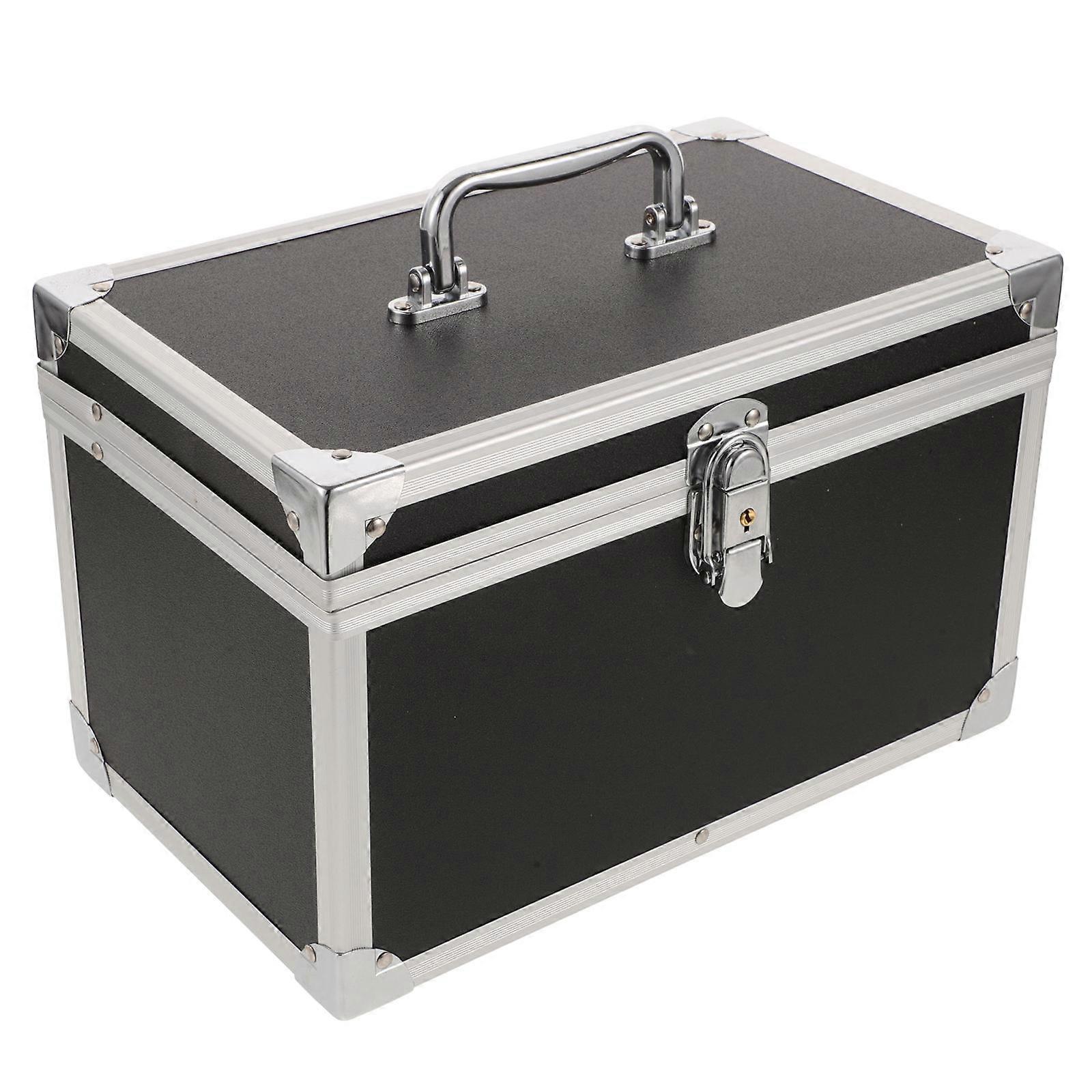 Aluminum Alloy Toolbox Multifunctional Storage Box for 2Pcs Tools