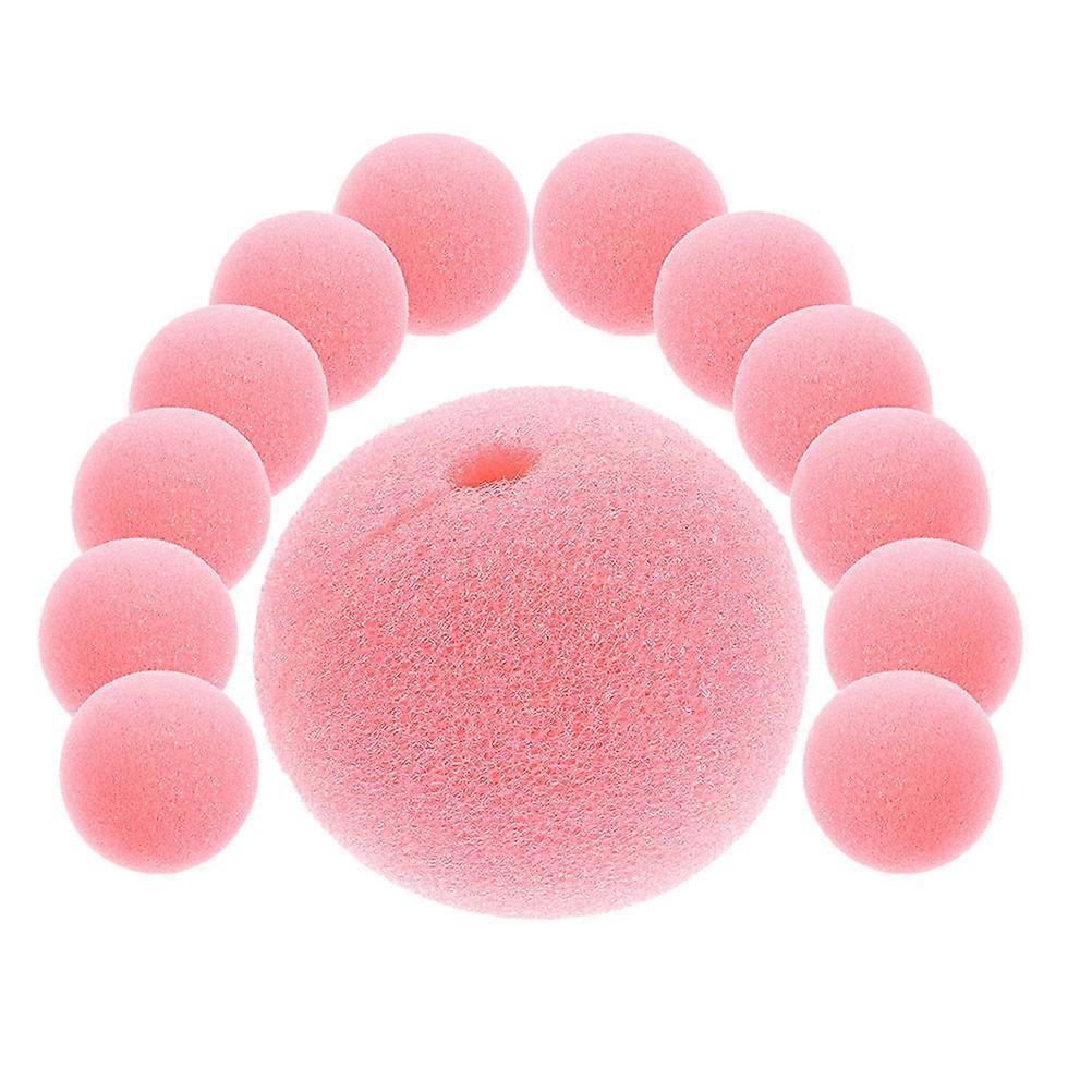 Pink Sponge Nose Prop for Clown Costume with 120Pcs for Festivals