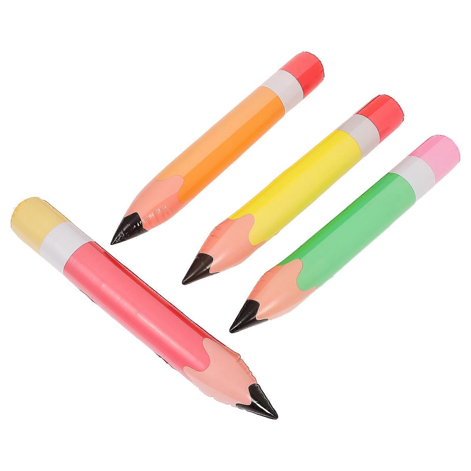 School Classroom Decorations Giant Inflatable Pencils for Party Use 12Pcs