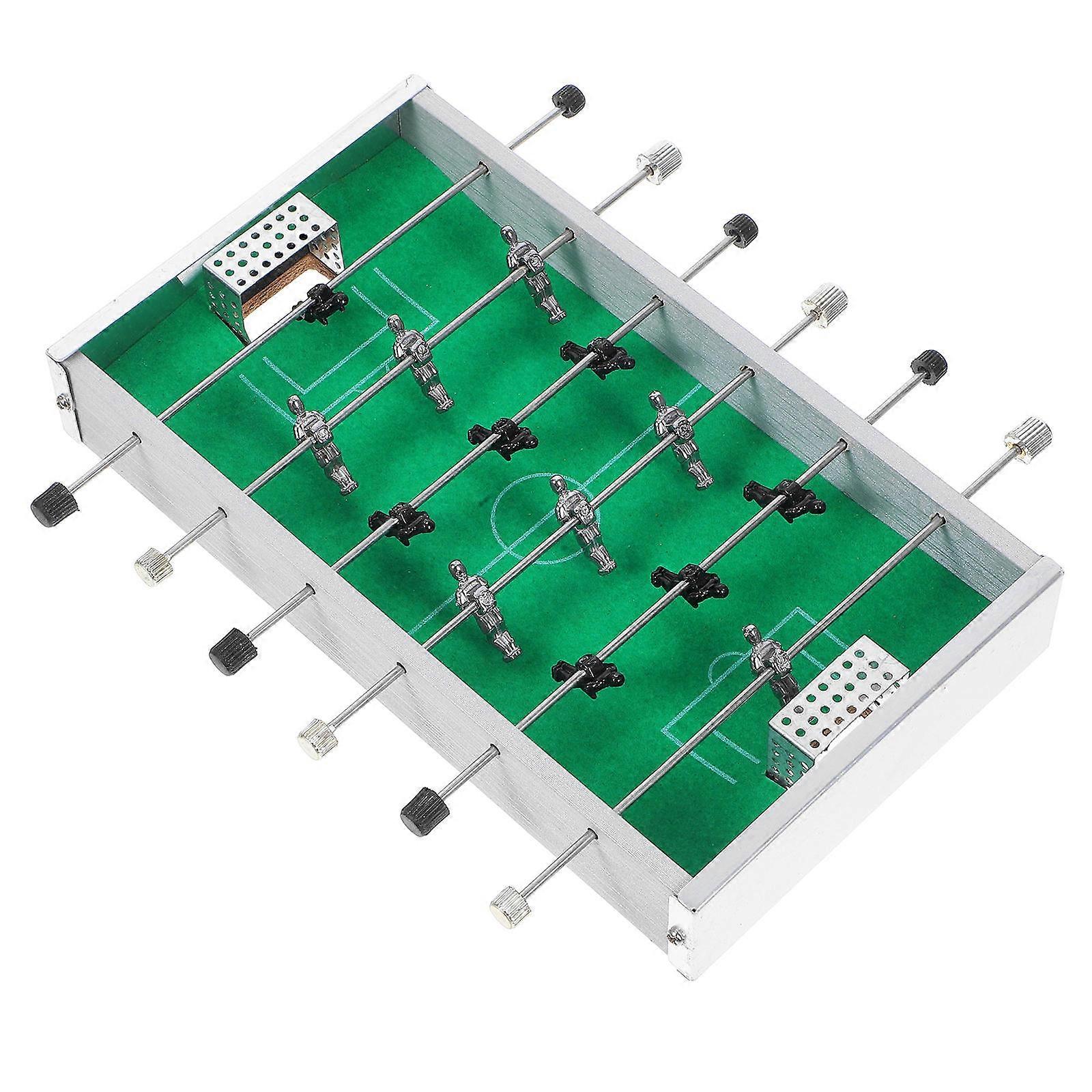 Mini Table Football Game Compact Foosball Table for Home Use 3Pcs